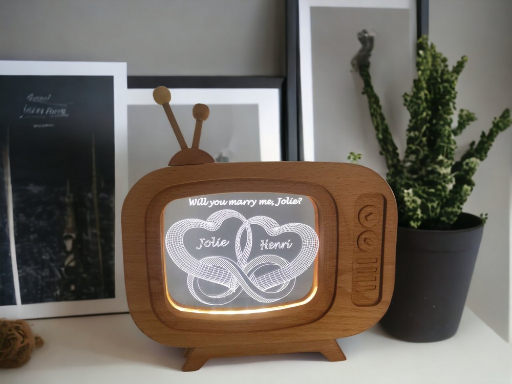 Custom Christmas 3D Night Light Gift
