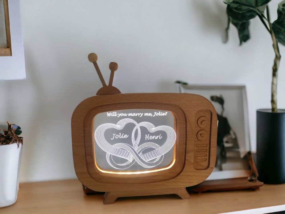 Custom Christmas 3D Night Light Gift