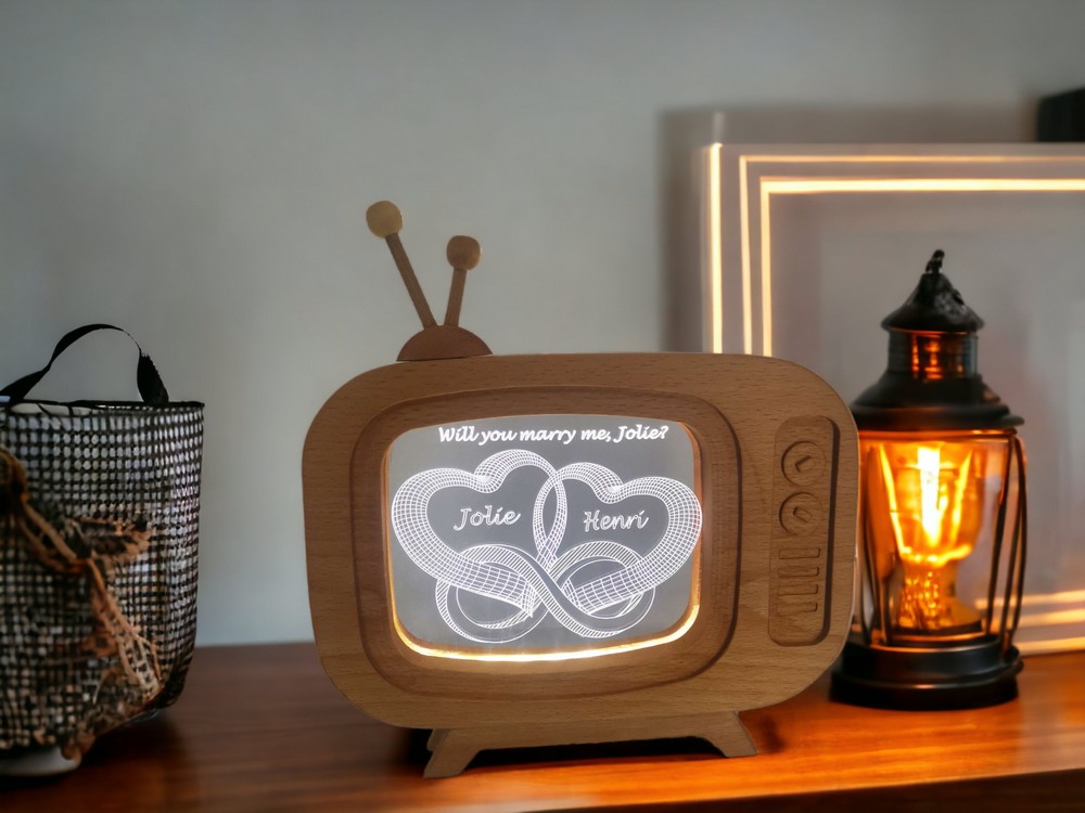 Custom Christmas 3D Night Light Gift