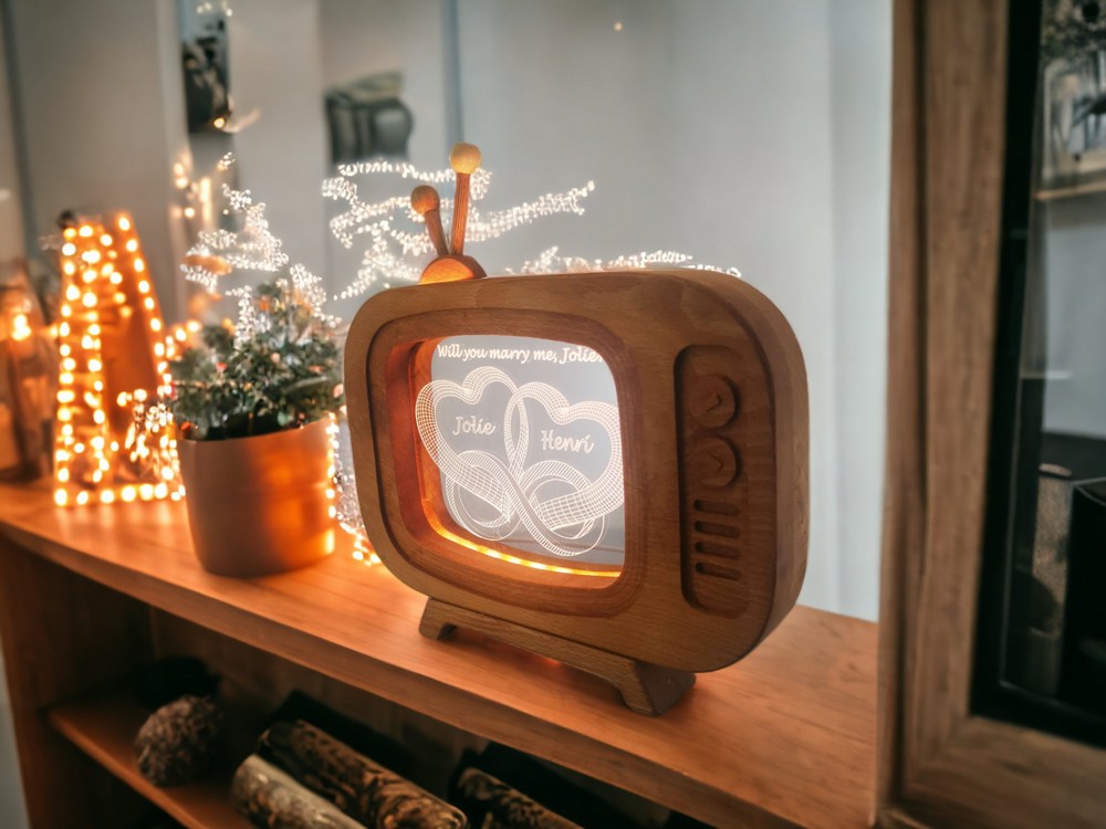 Custom Christmas 3D Night Light Gift