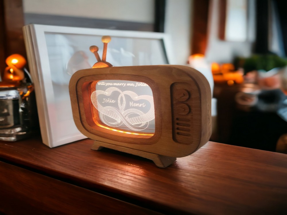 Custom Christmas 3D Night Light Gift