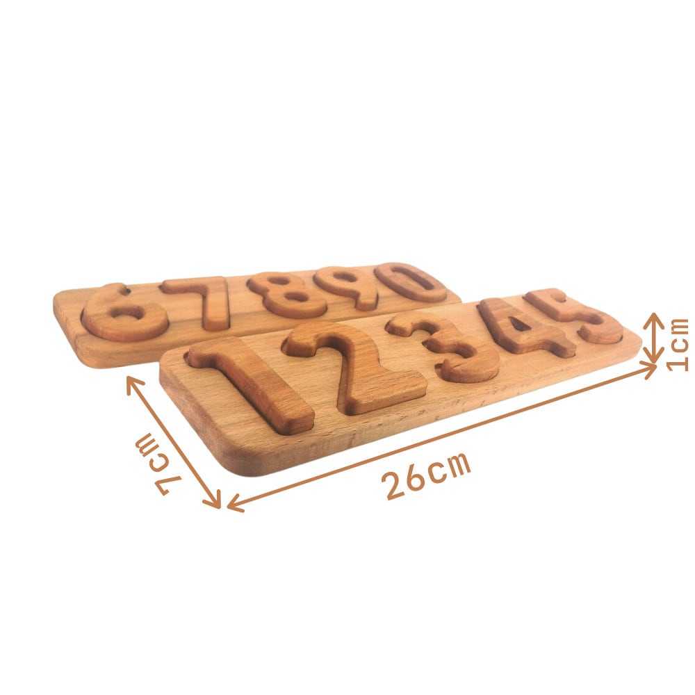 Montessori Numbers Wooden Puzzle 