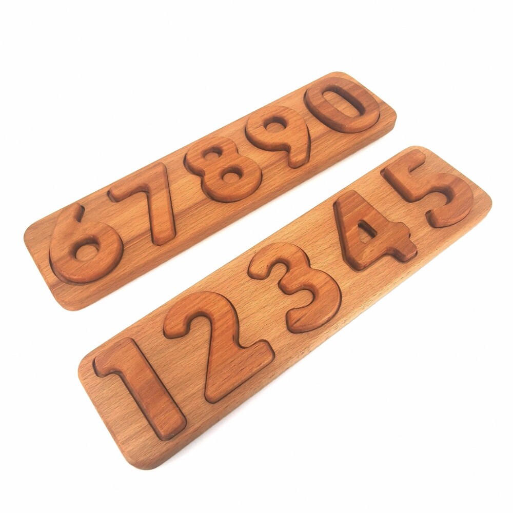 Montessori Numbers Wooden Puzzle 