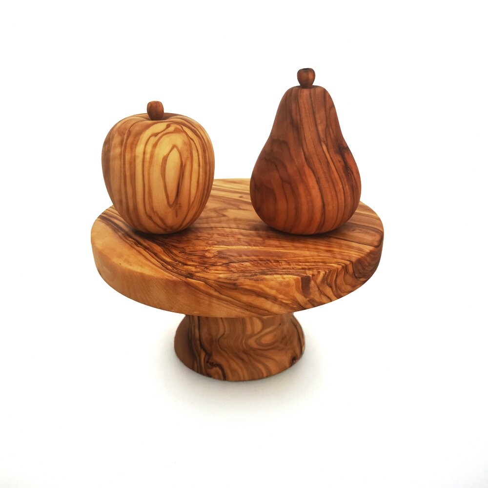 Olive Wood Decor Set of 3 