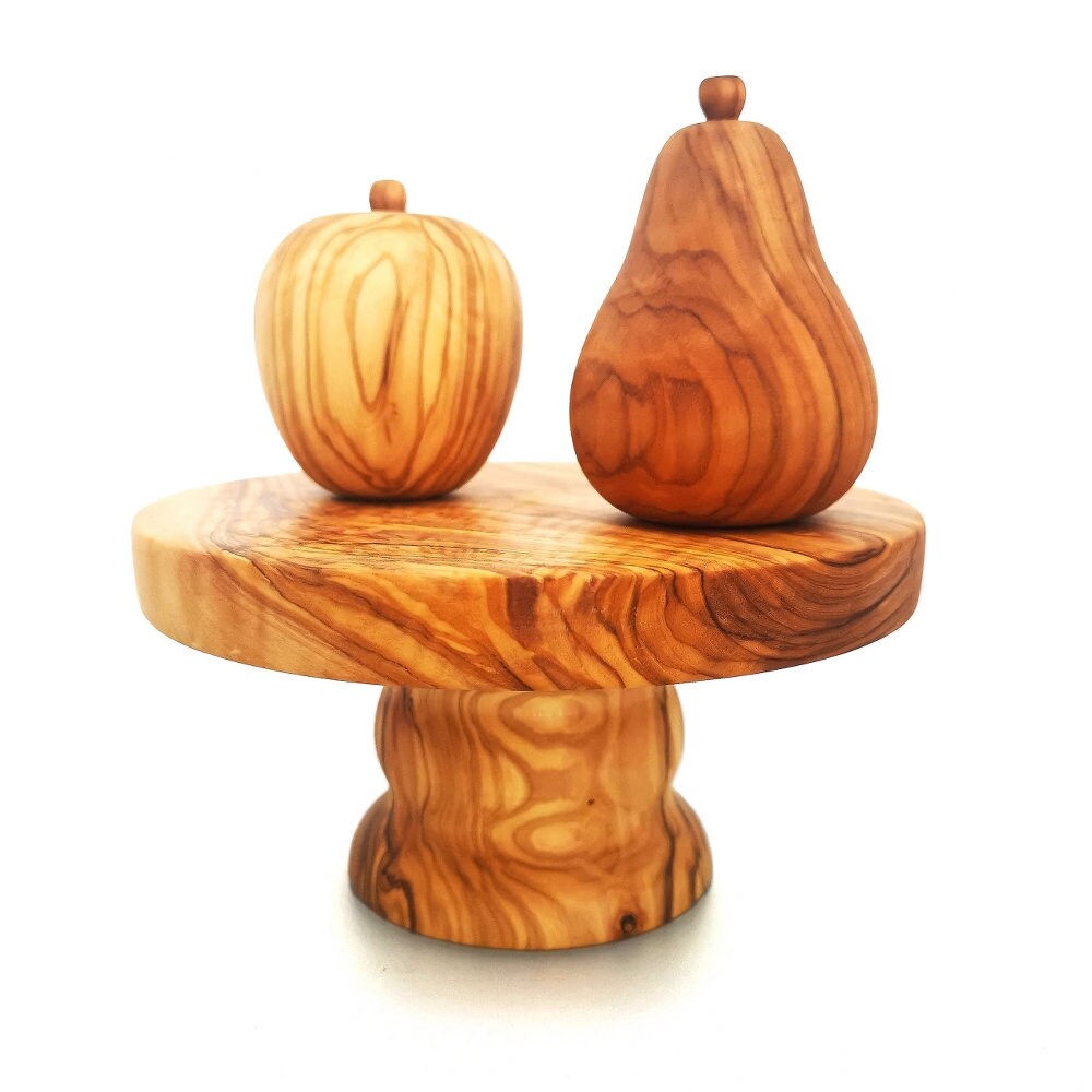 Olive Wood Decor Set of 3 