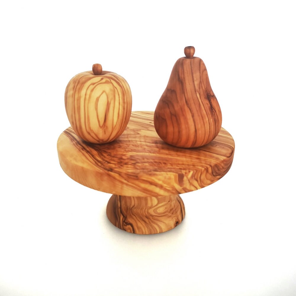 Olive Wood Decor Set of 3 