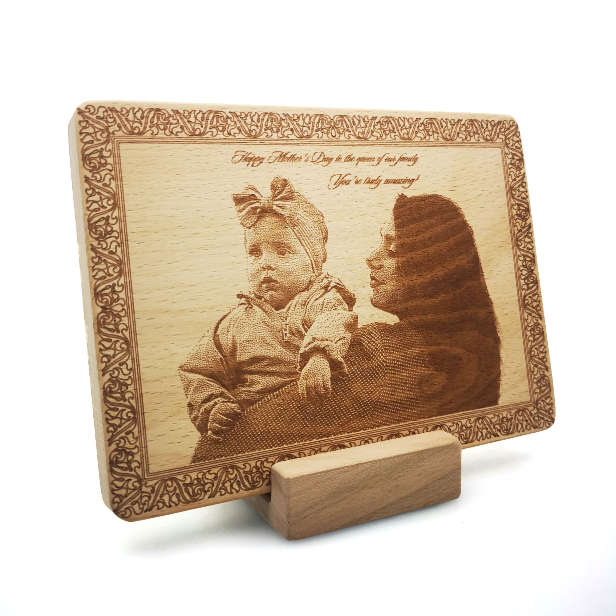 Wooden Photo Plaque