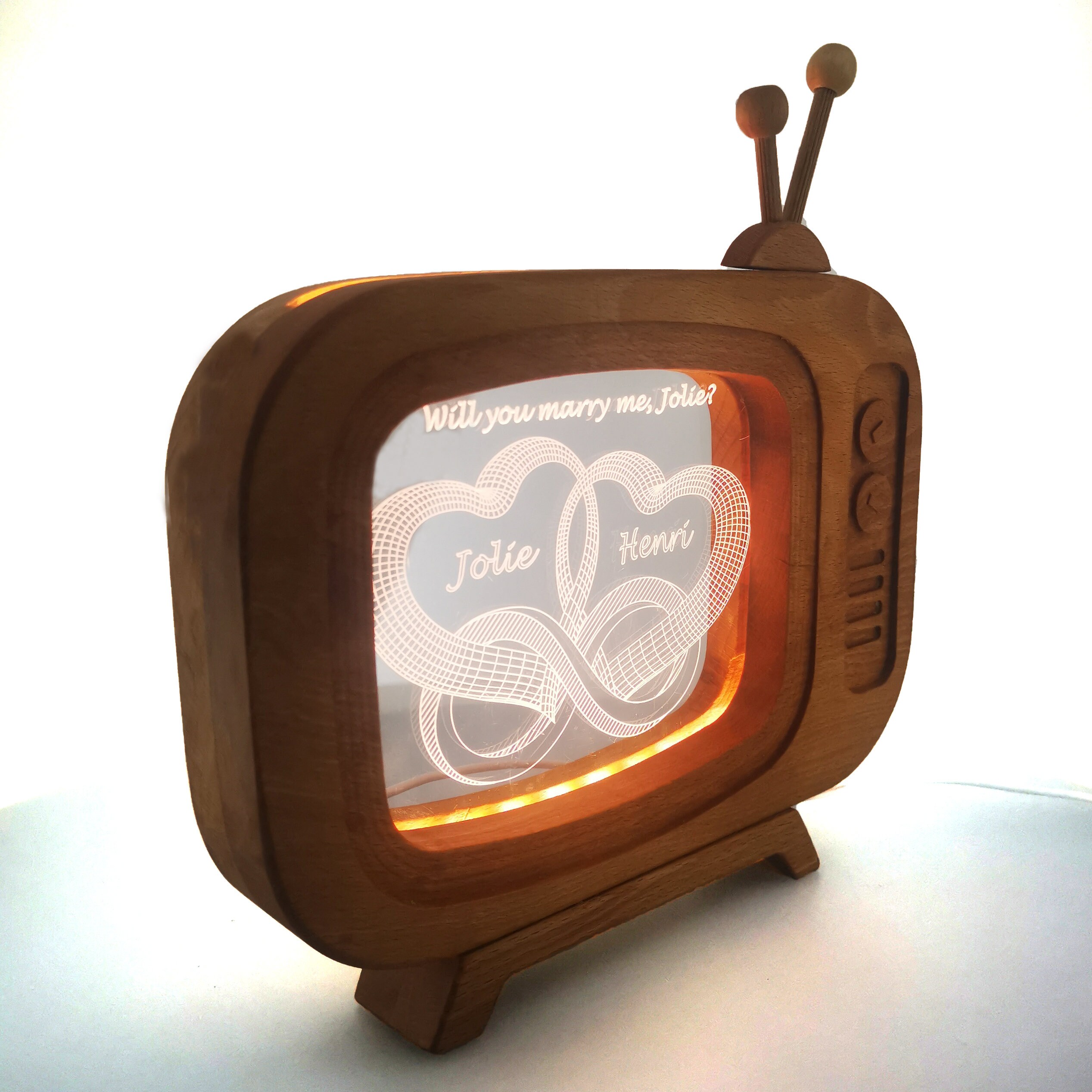 Customizable Photo Lamp Valentine’s Day Gift 