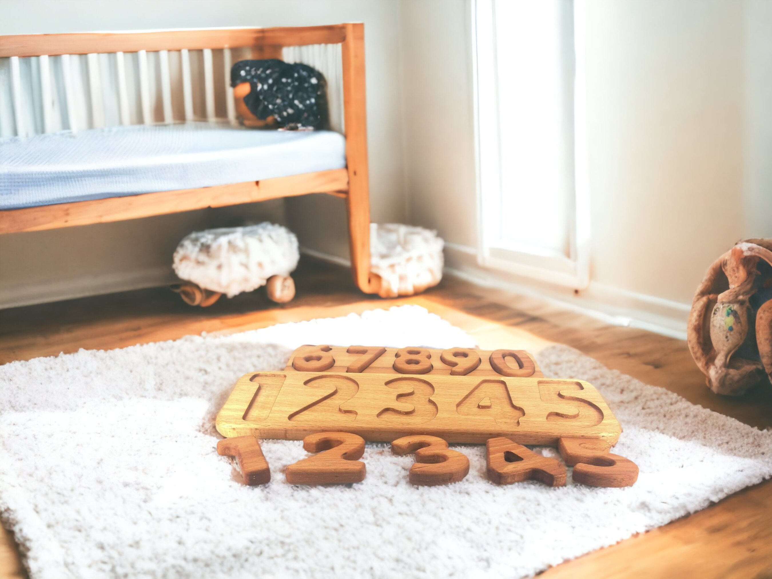 Montessori Numbers Wooden Puzzle 