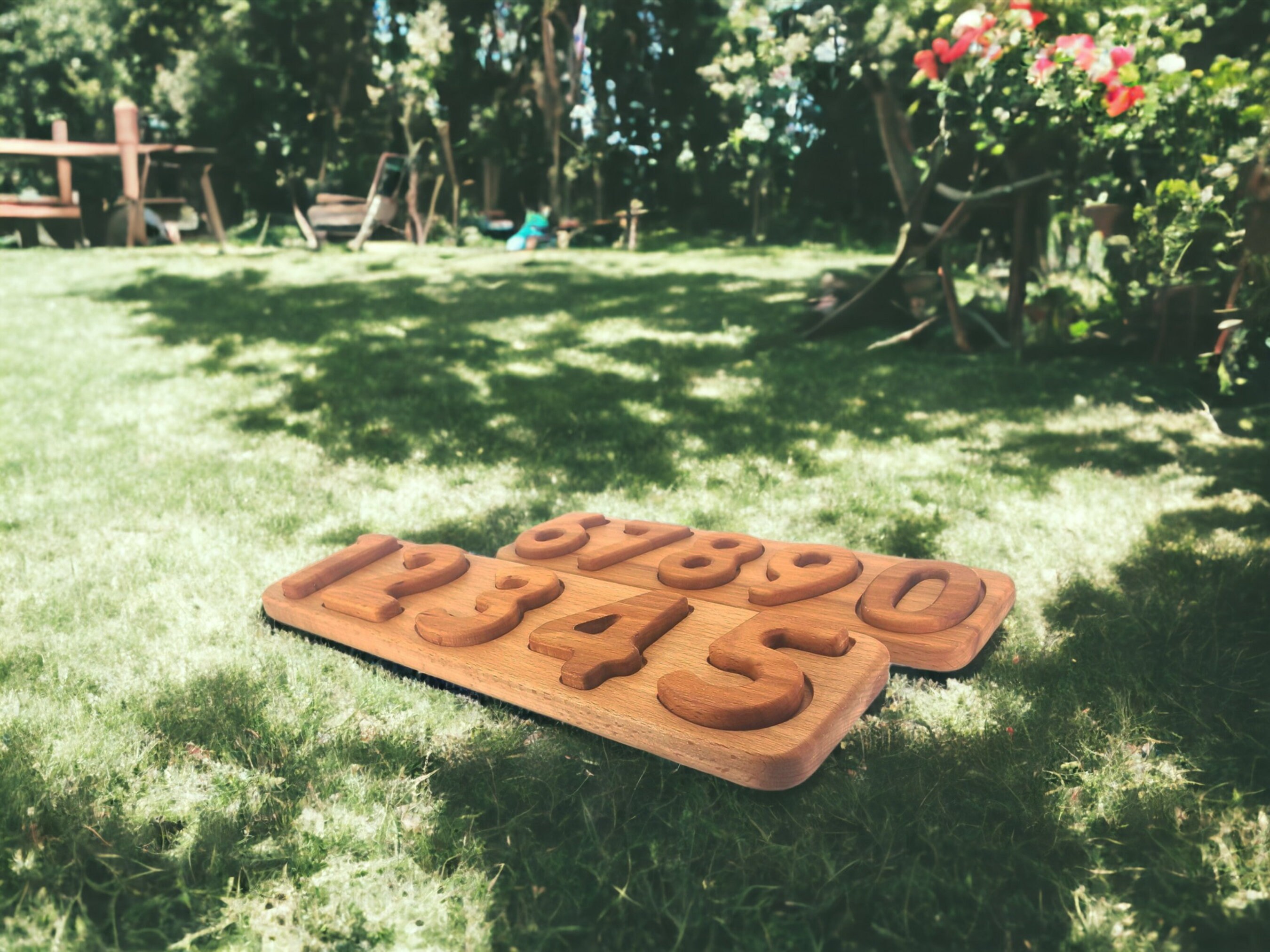 Montessori Numbers Wooden Puzzle 