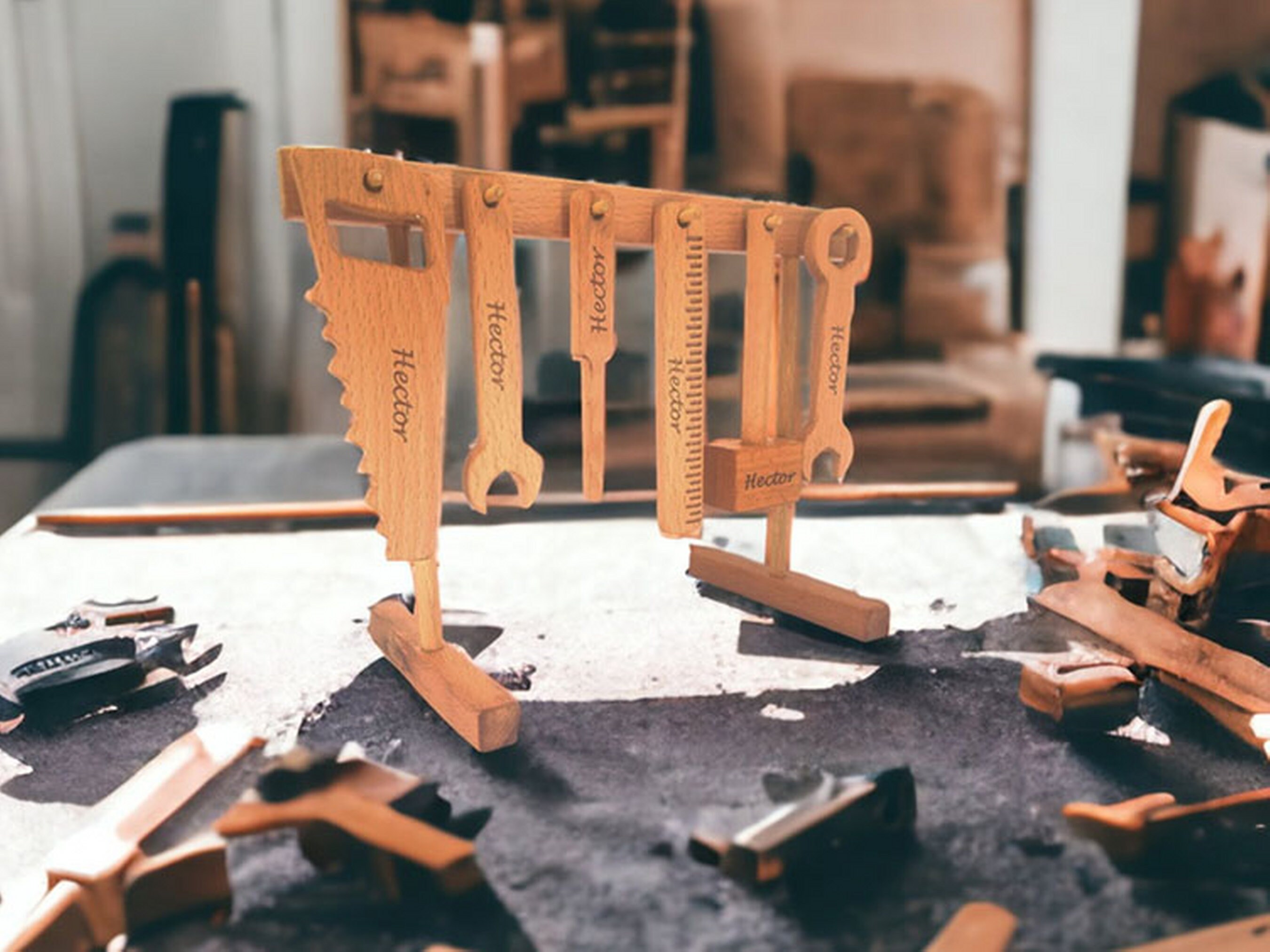 Wooden Tool Set For Kids