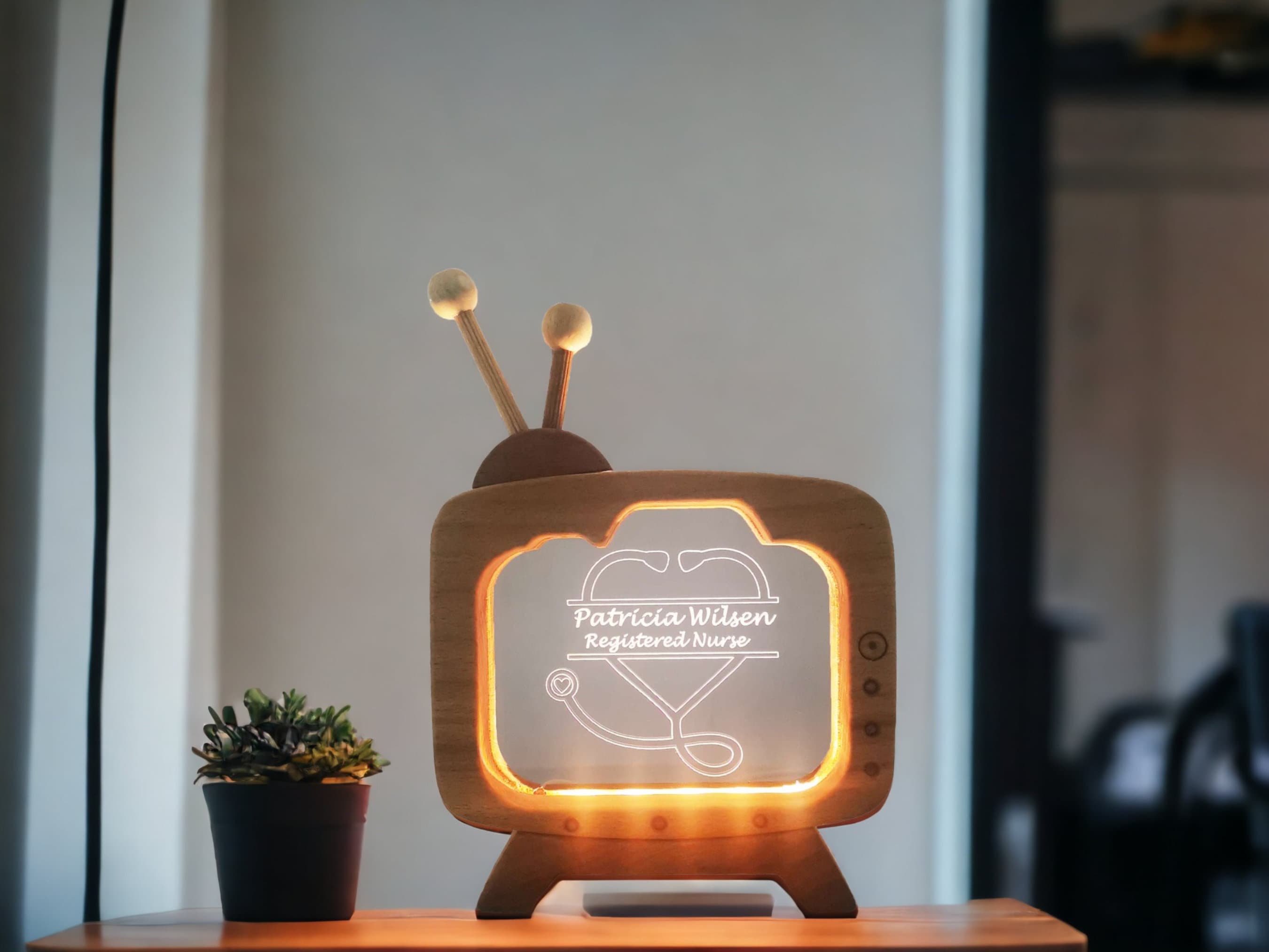 Personalized Table Lamp Gift to Nurse 