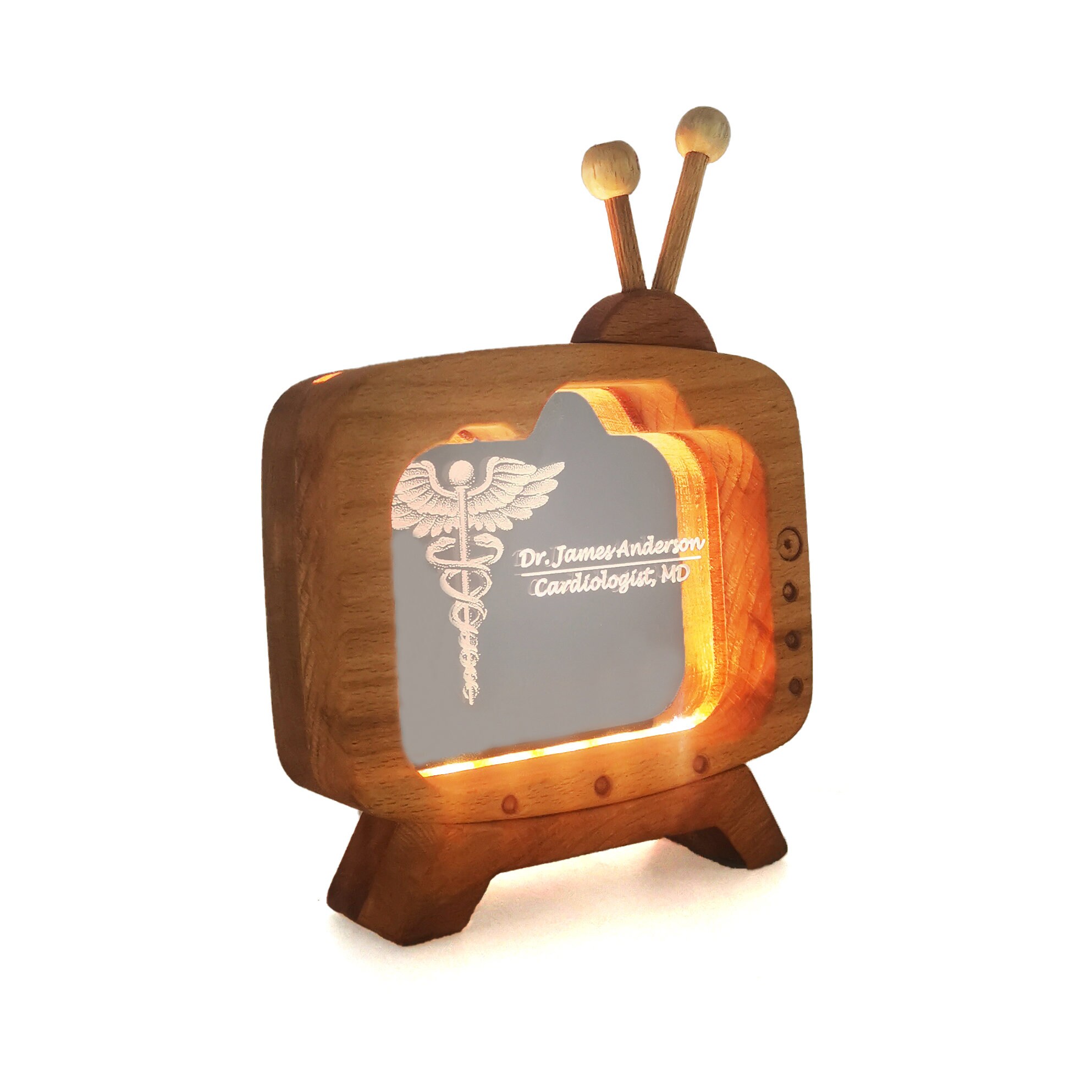 Personalized Doctor Name Plate Table Lamp