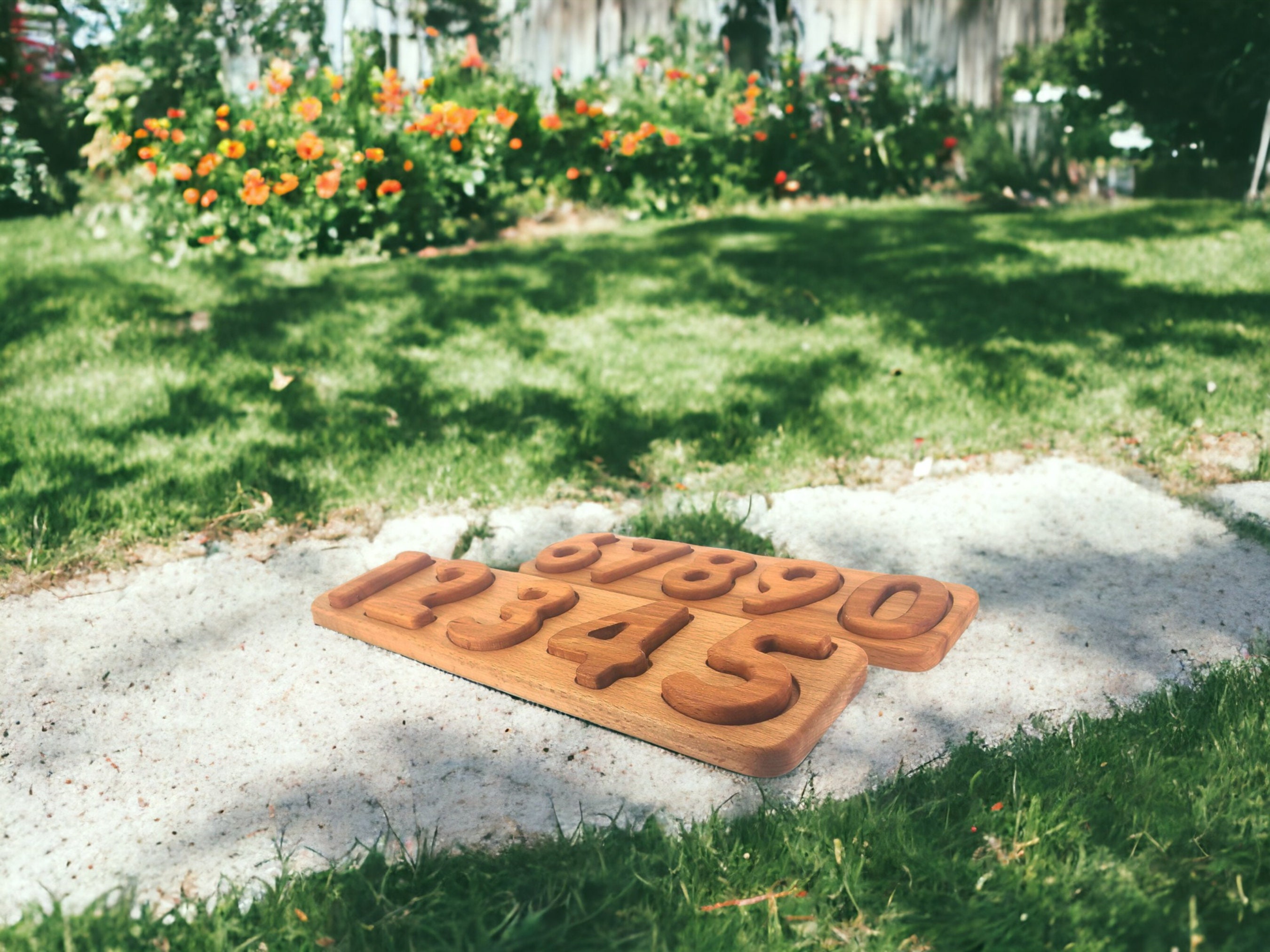 Montessori Numbers Wooden Puzzle 