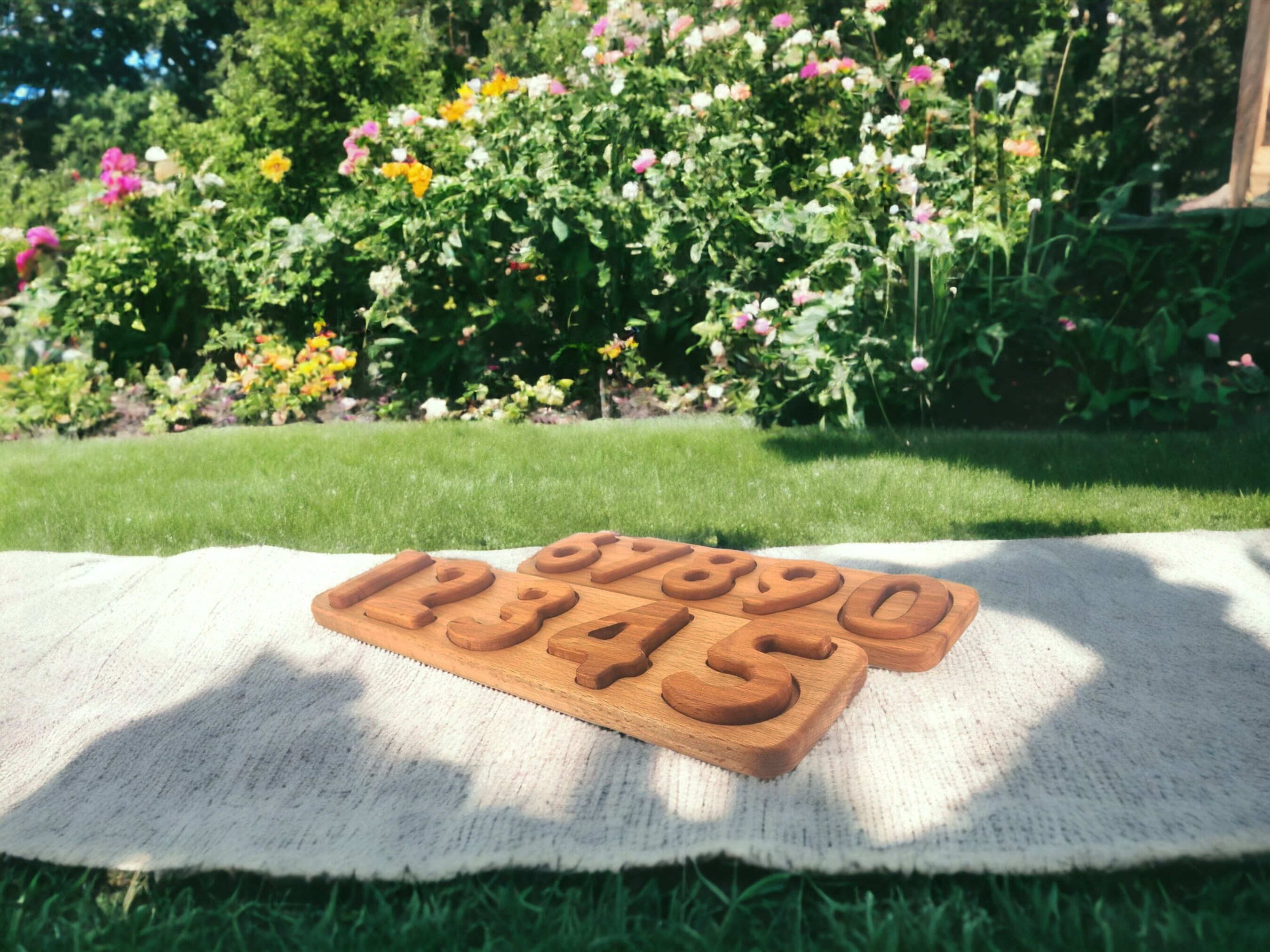 Montessori Numbers Wooden Puzzle 
