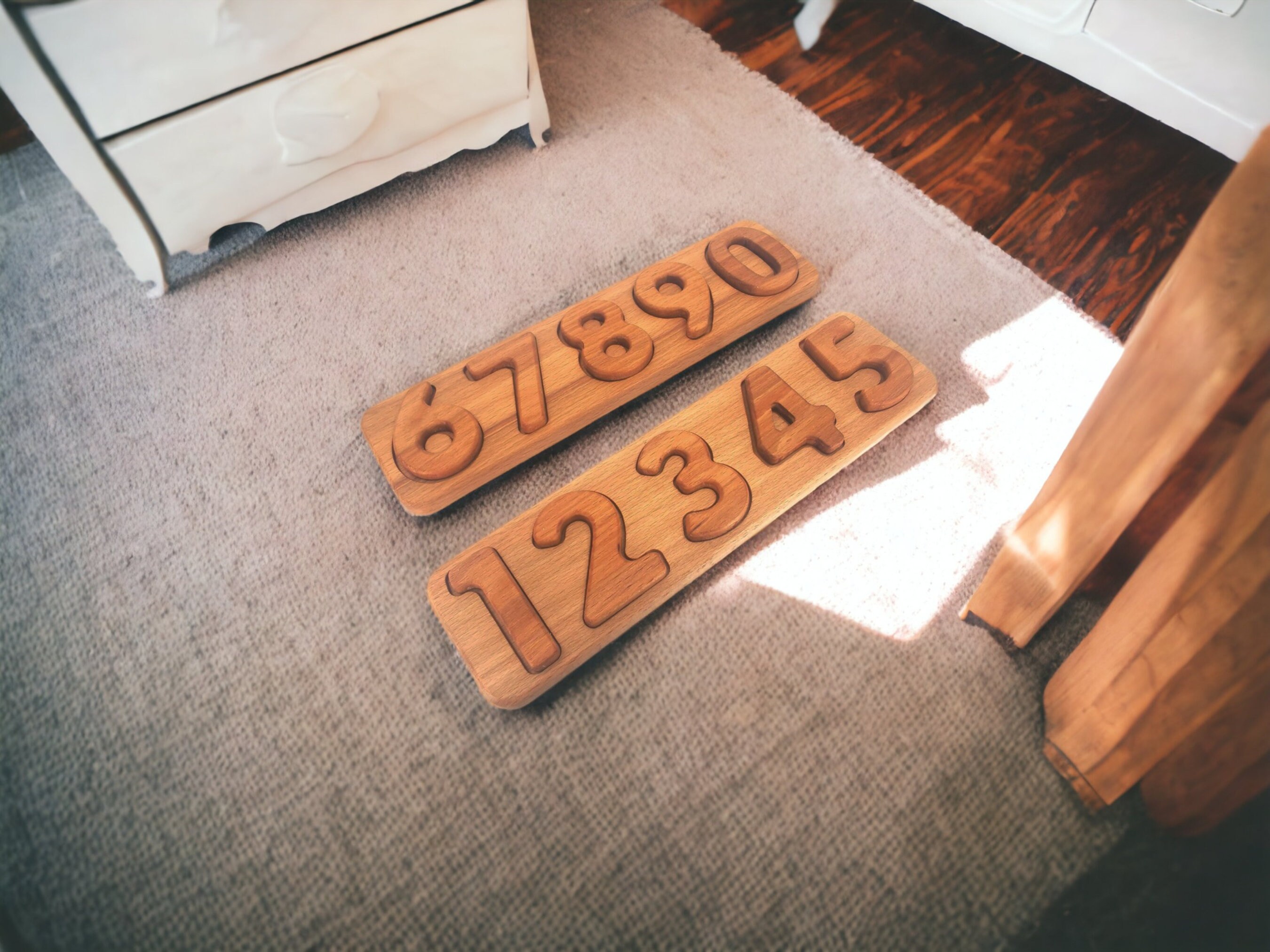 Montessori Numbers Wooden Puzzle 