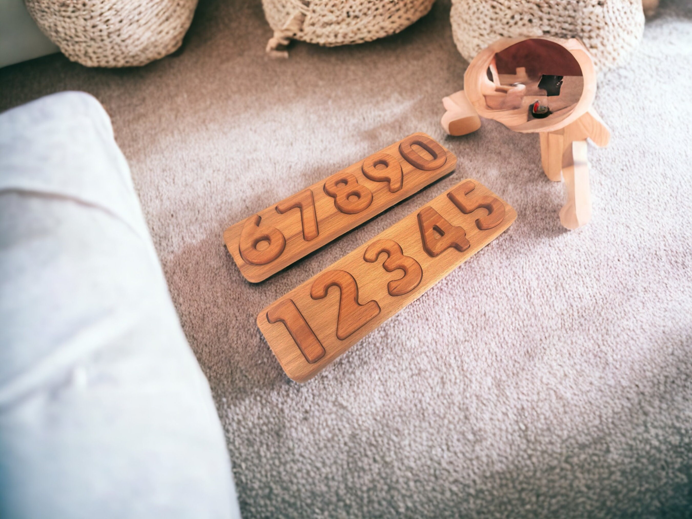 Montessori Numbers Wooden Puzzle 