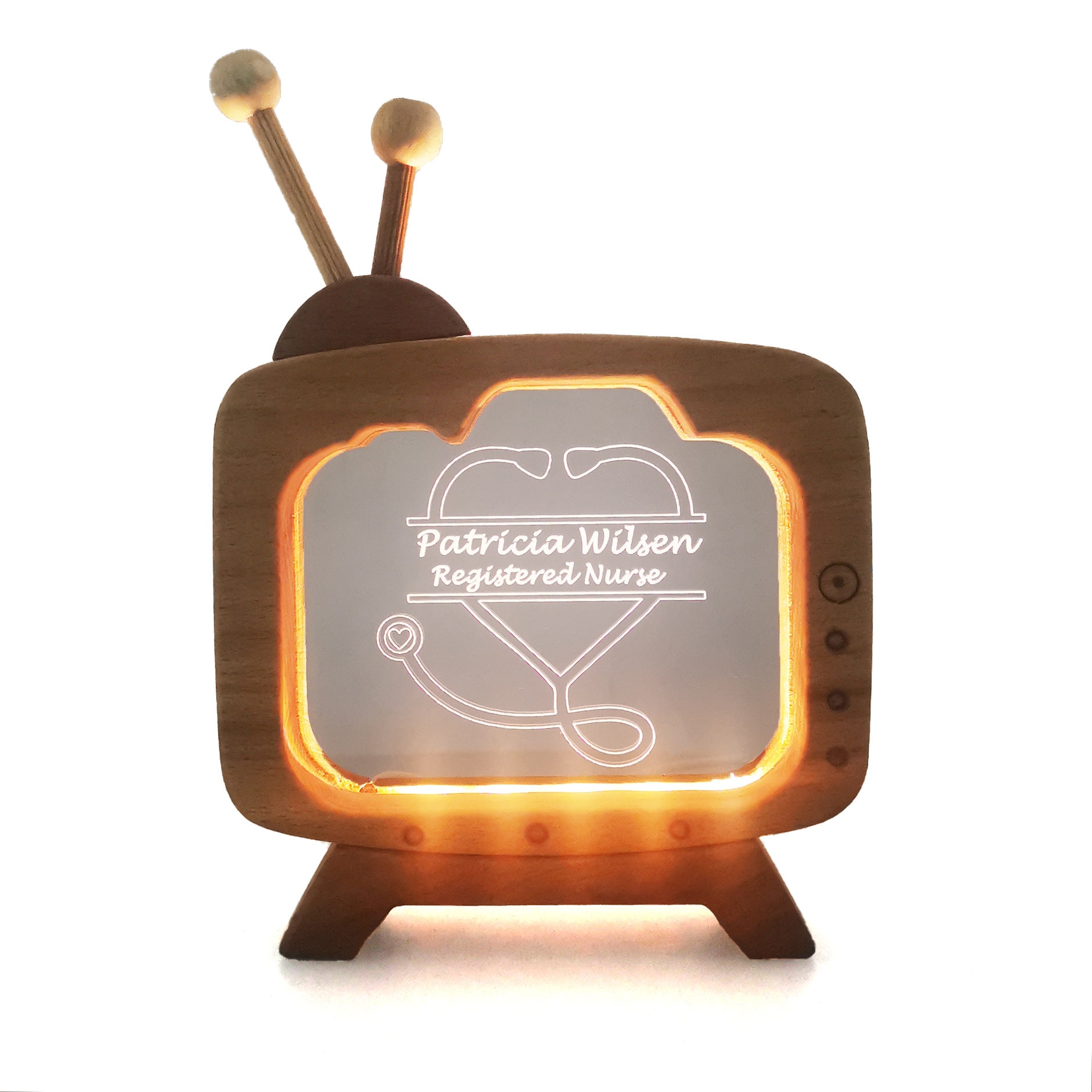 Personalized Table Lamp Gift to Nurse 