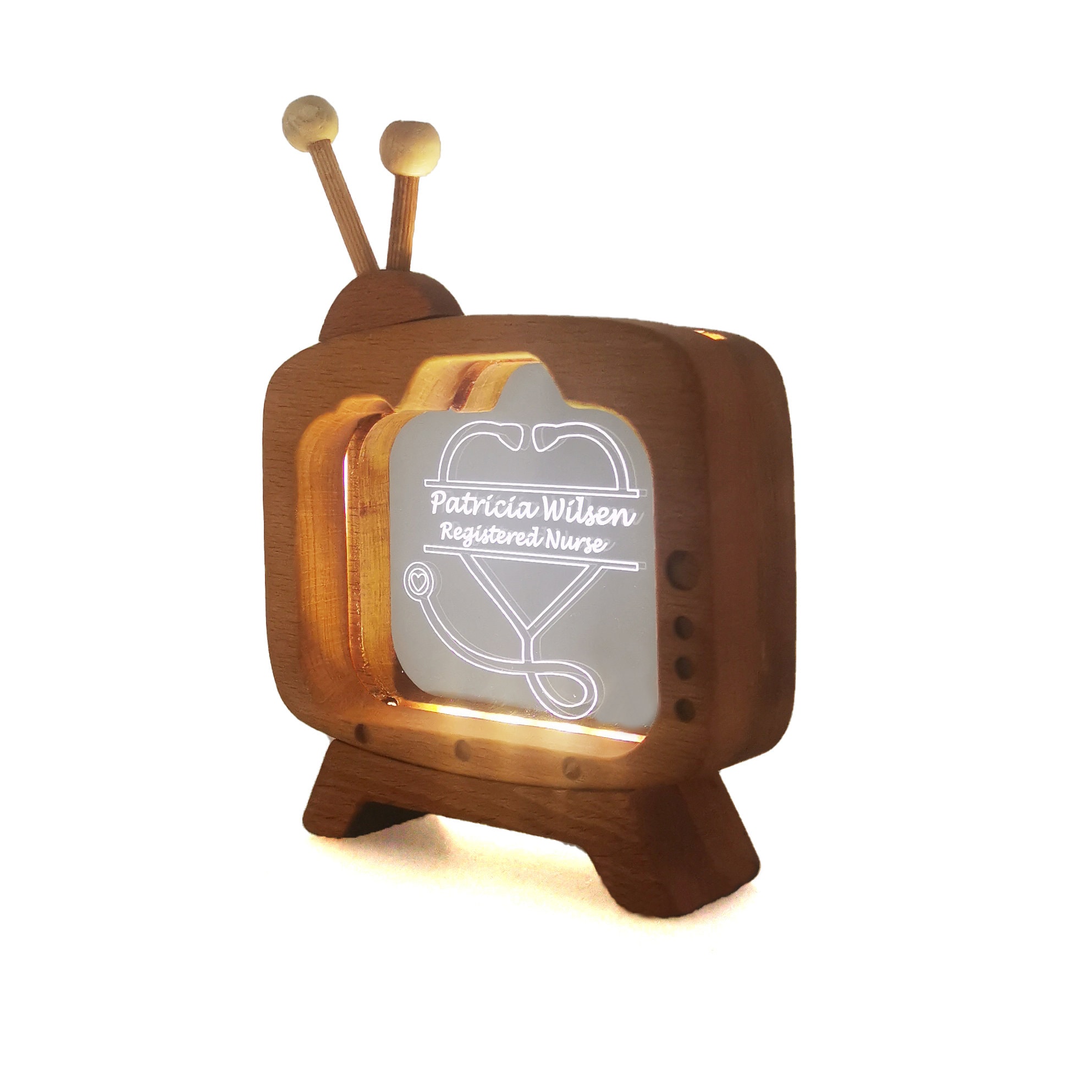 Personalized Table Lamp Gift to Nurse 