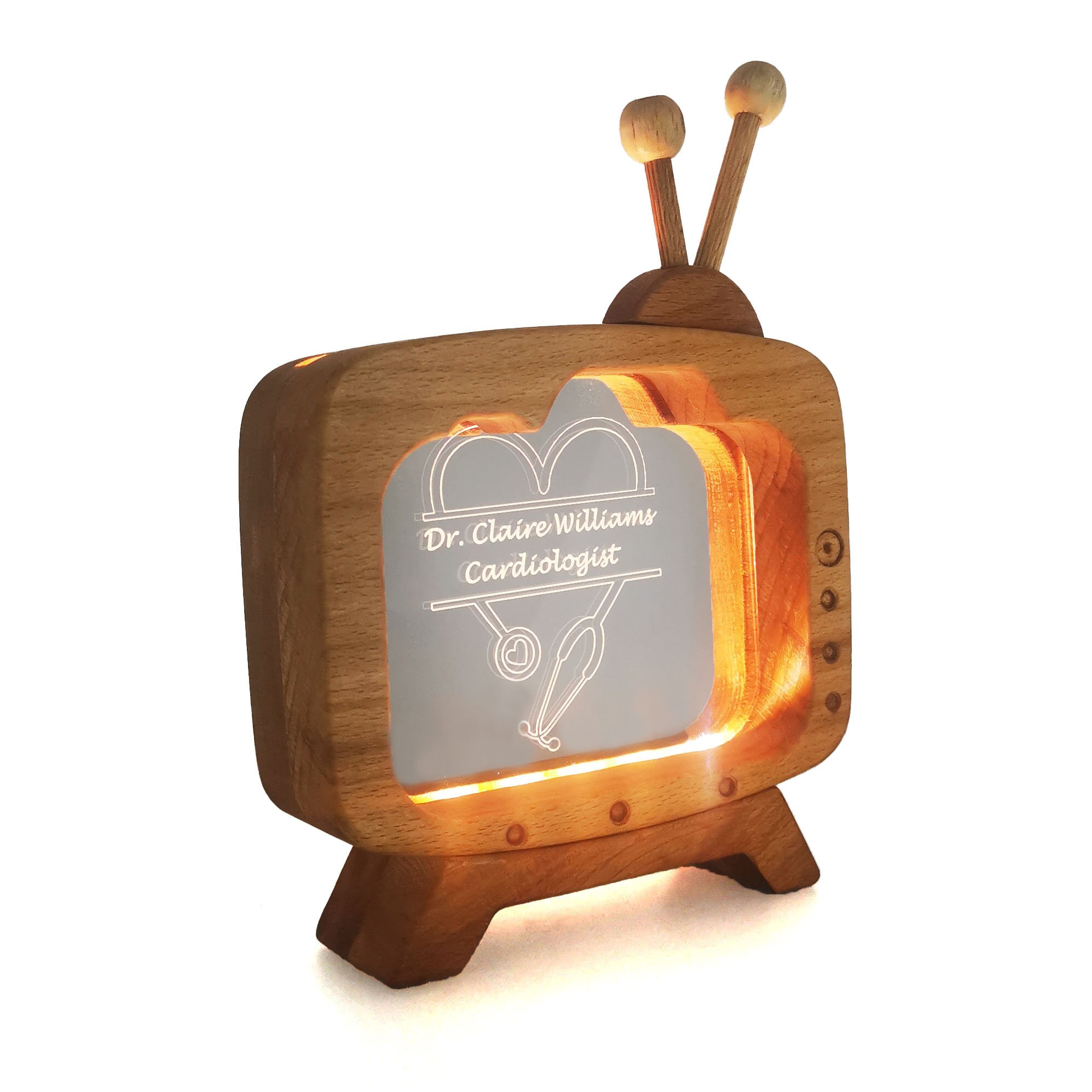 Personalized Doctor Name Plate Table Lamp