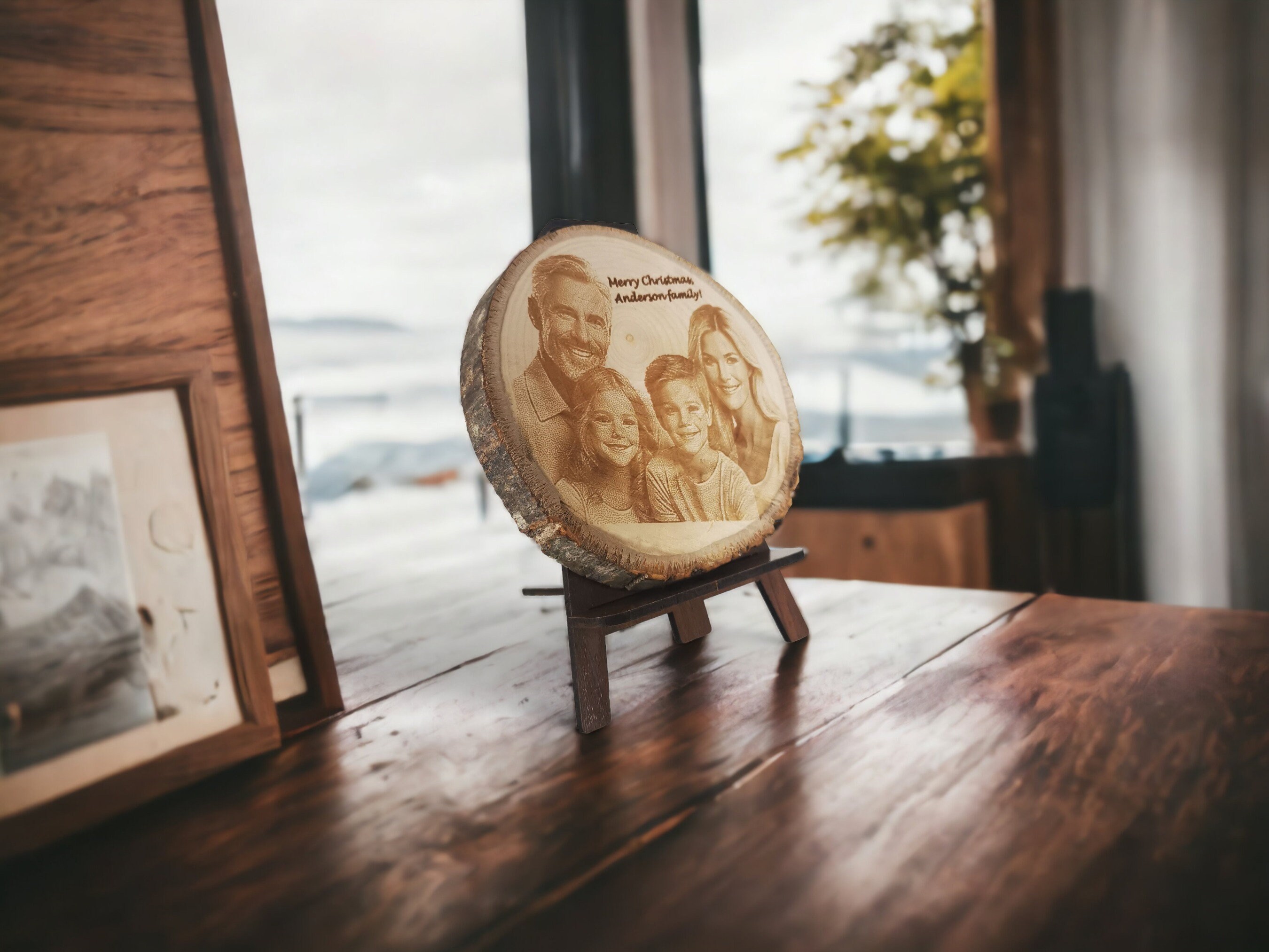 Custom Laser Engraved Wood Etching 