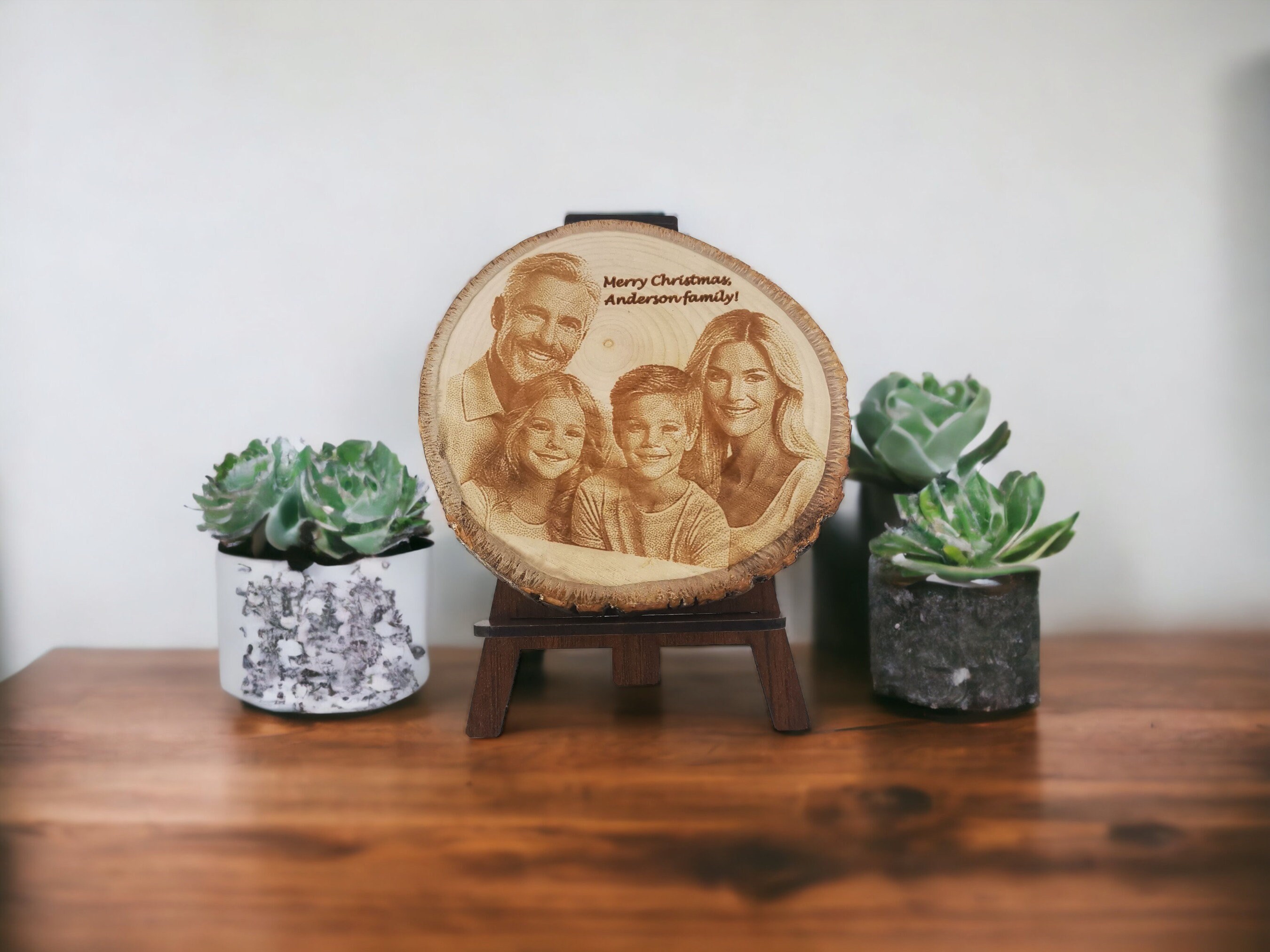 Custom Laser Engraved Wood Etching 