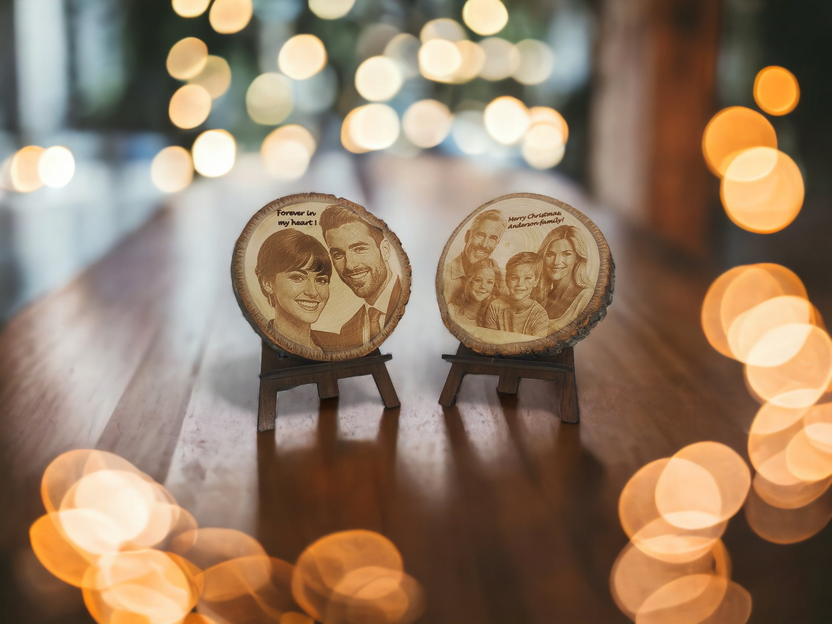 Custom Laser Engraved Wood Etching 