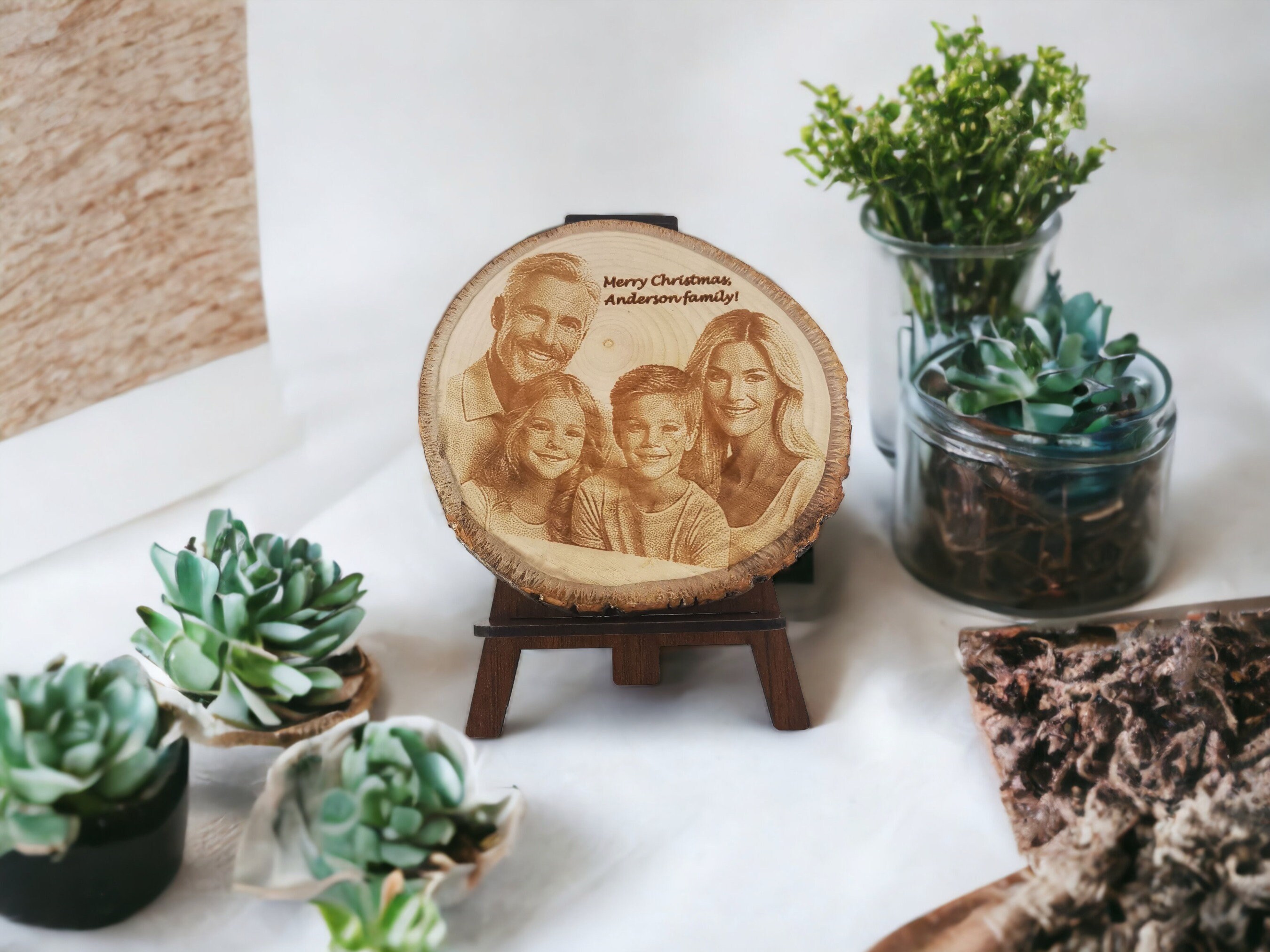 Custom Laser Engraved Wood Etching 