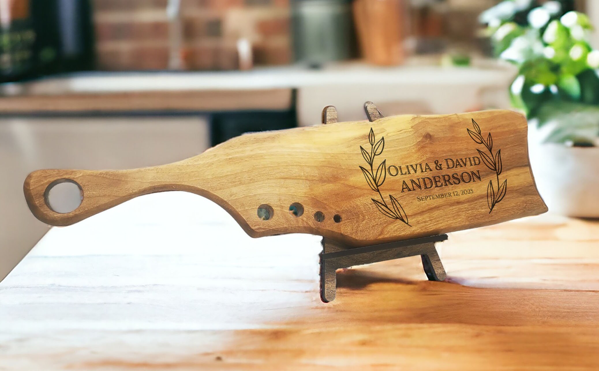 Custom Engraved Walnut Presentation Board  