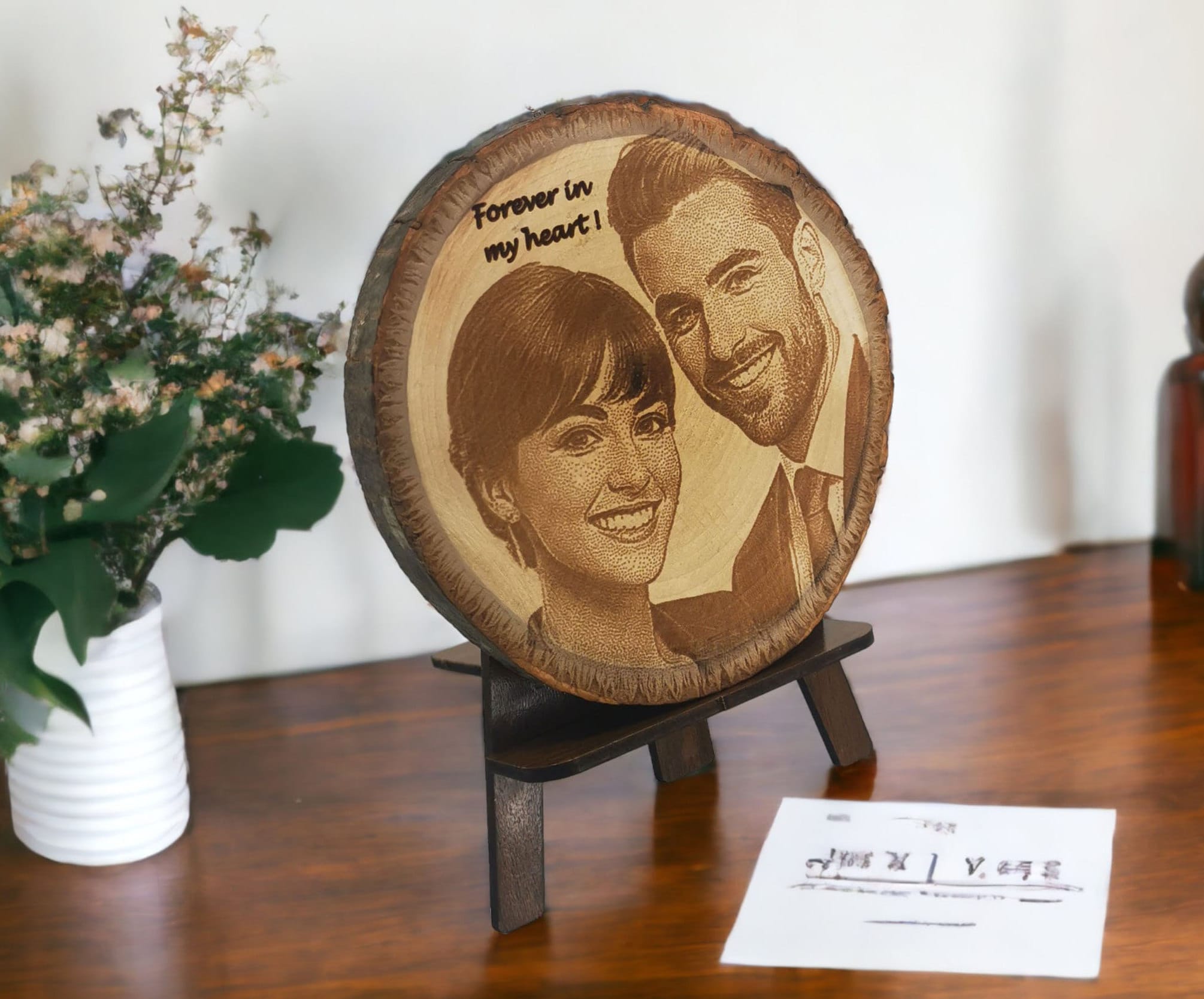 Personalized Photo on Wood 
