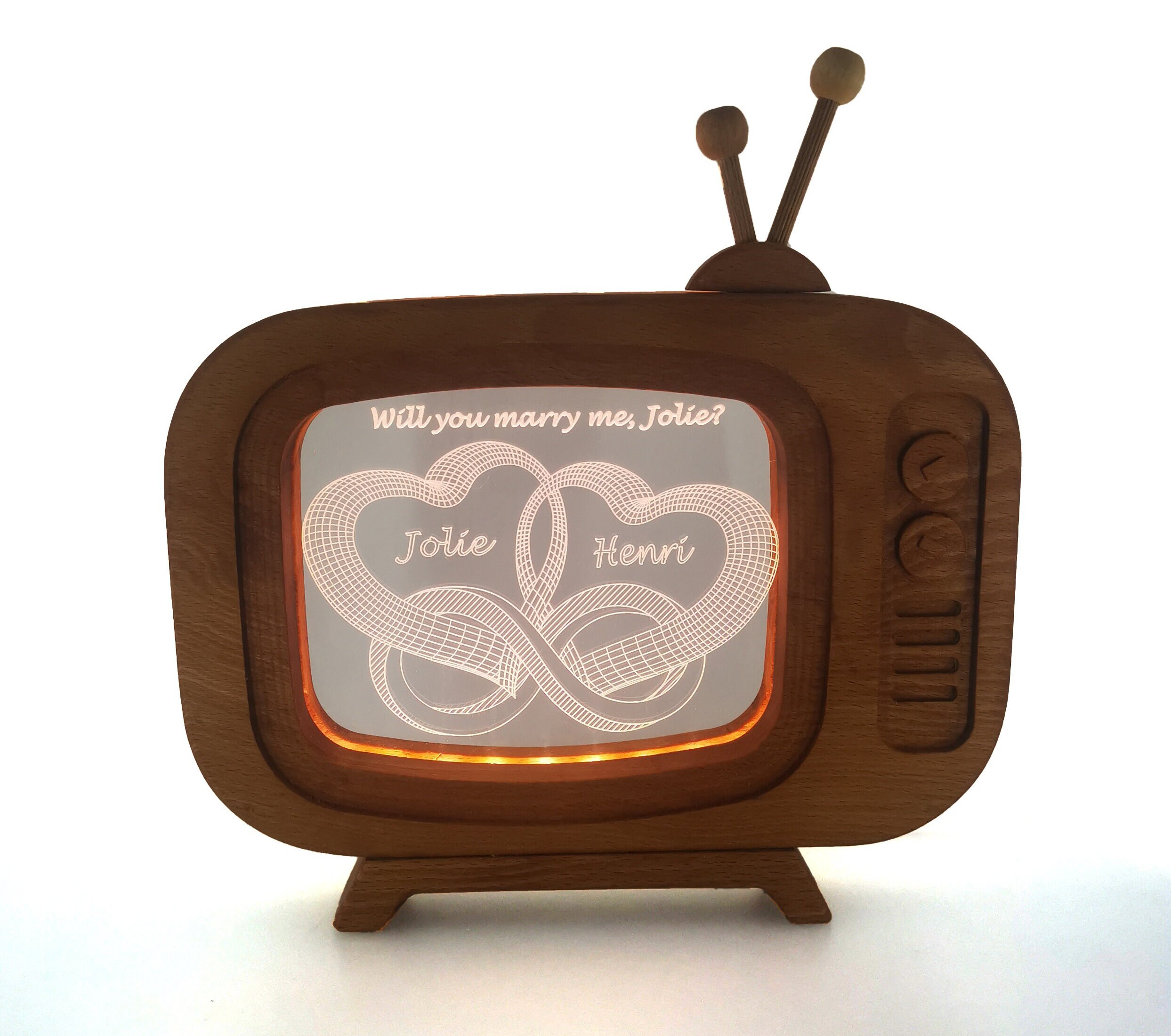 Customizable Photo Lamp Valentine’s Day Gift 