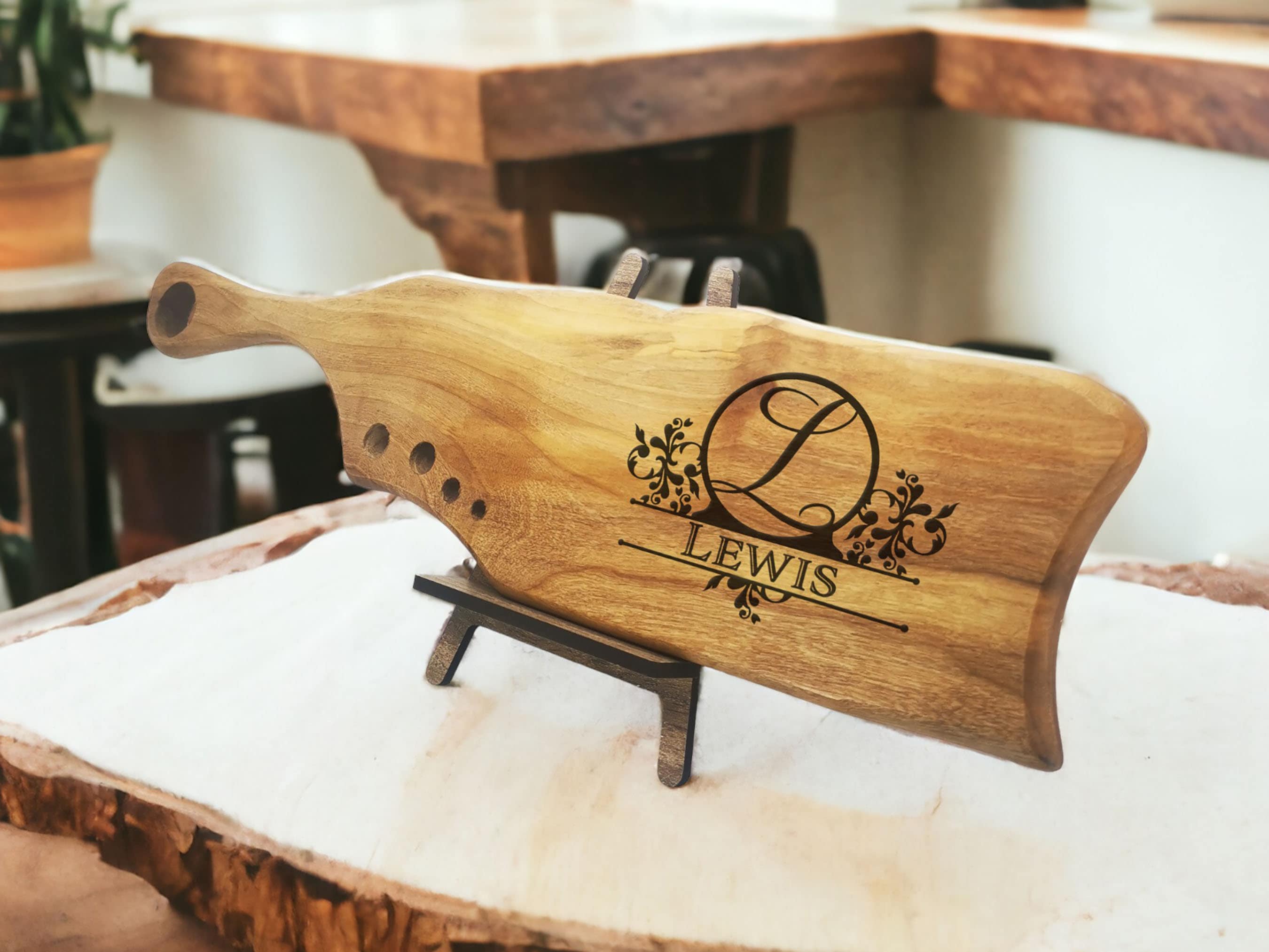 Custom Engraved Walnut Presentation Board  