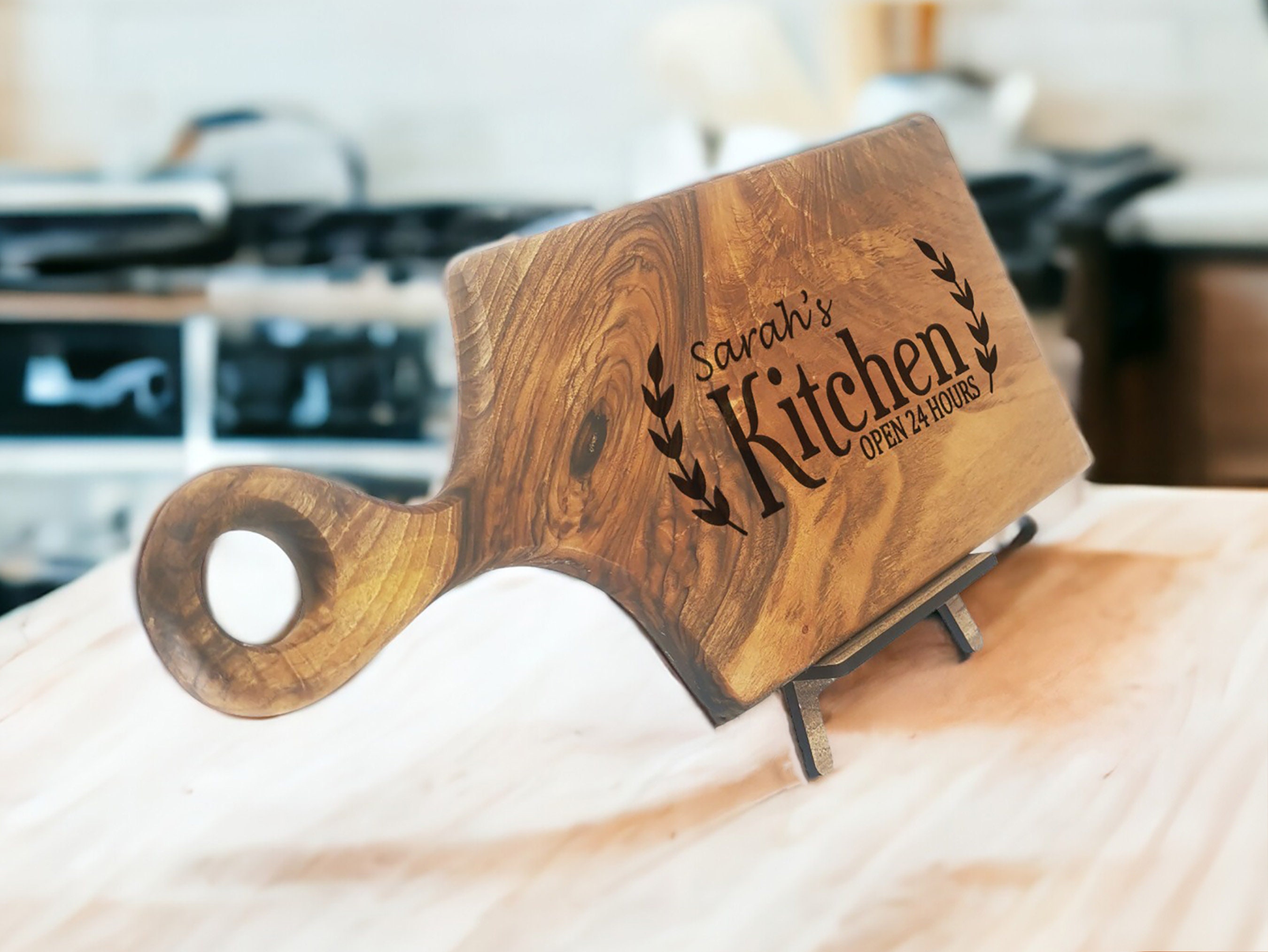 Personalized Handmade Walnut Cutting Board 