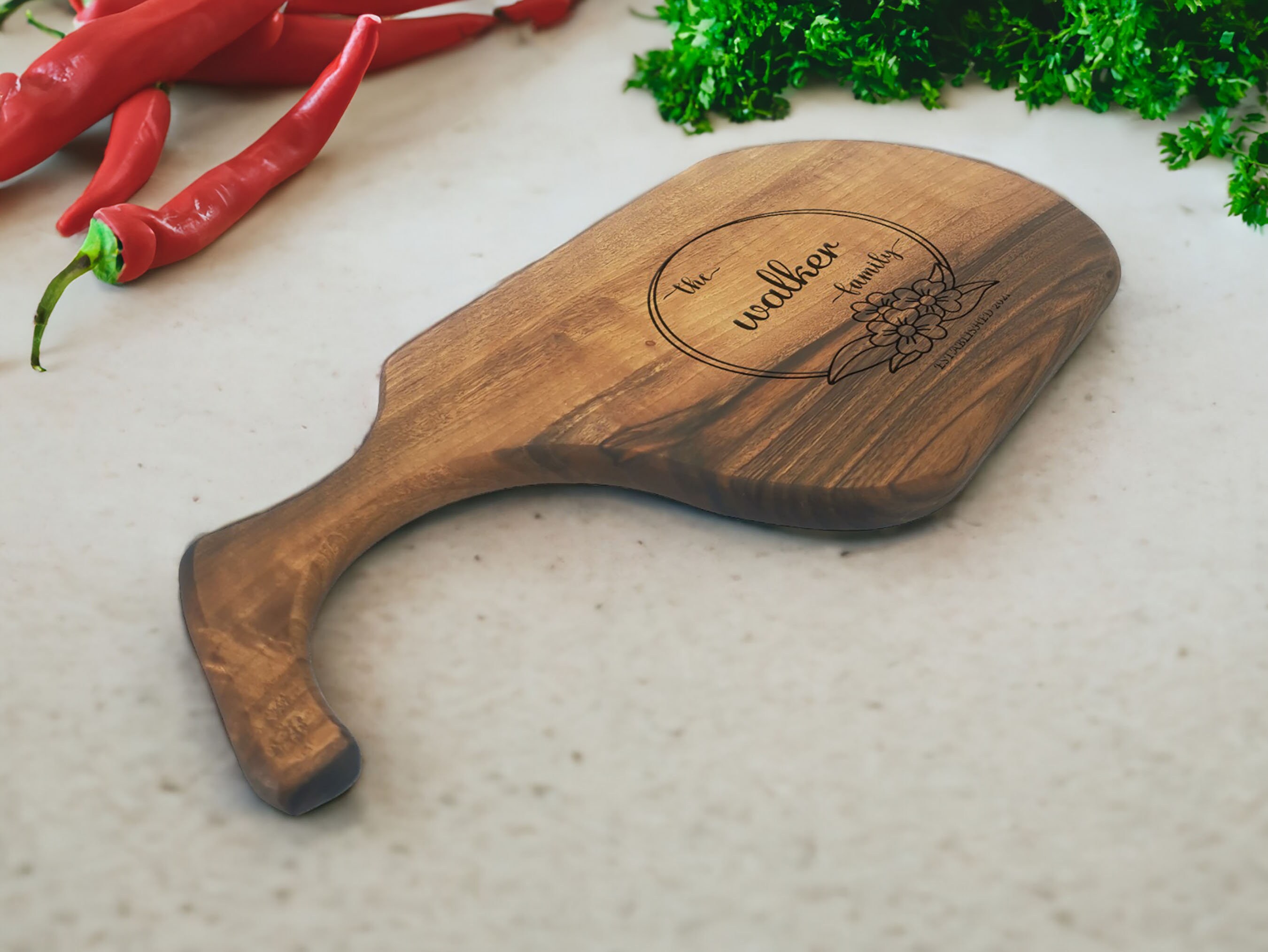 Customizable Walnut Cutting Board