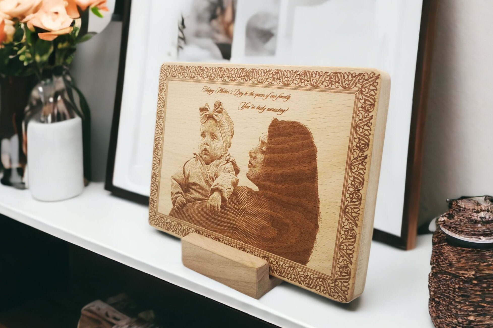 Wooden Photo Plaque