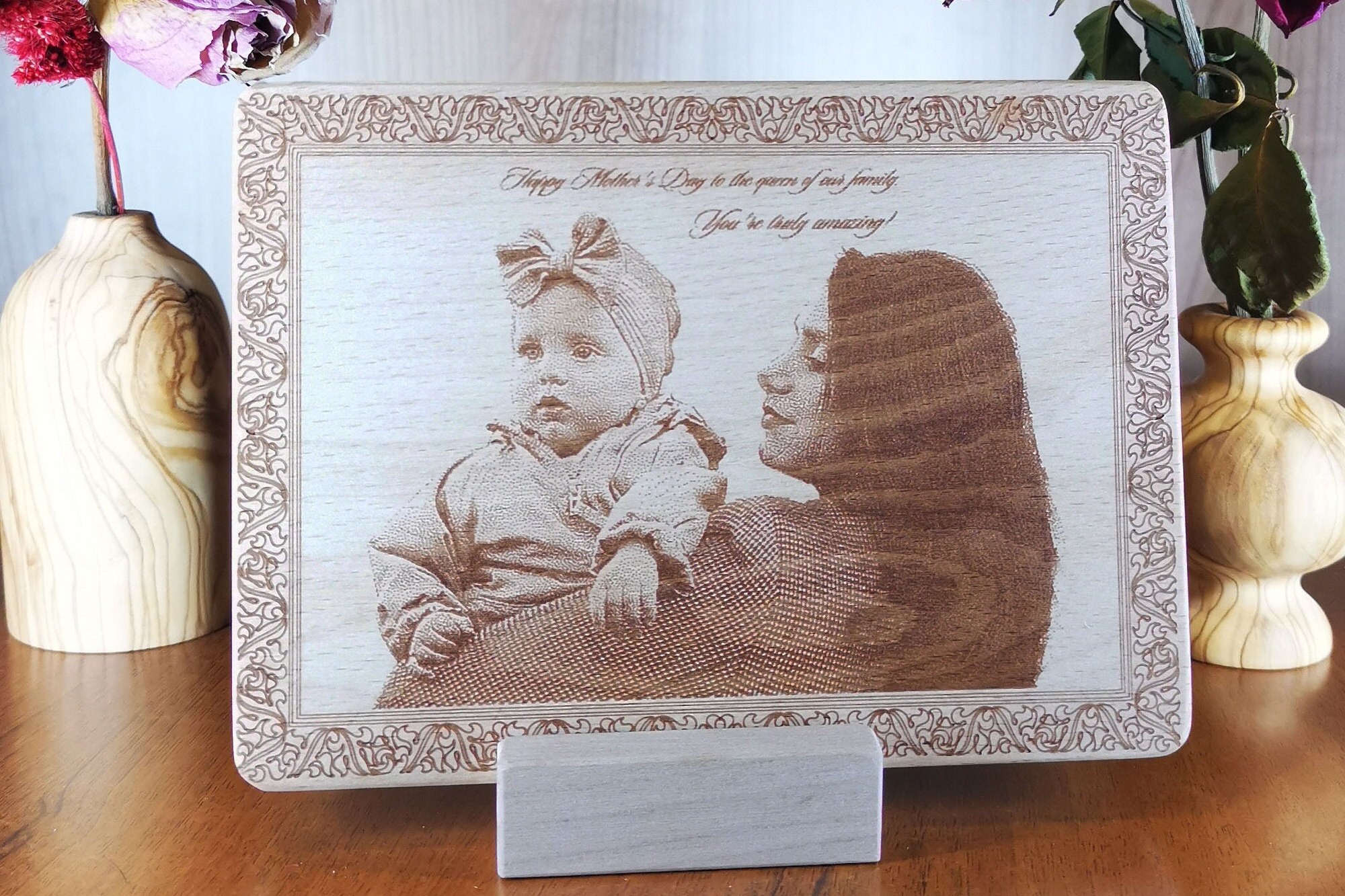 Wooden Photo Plaque