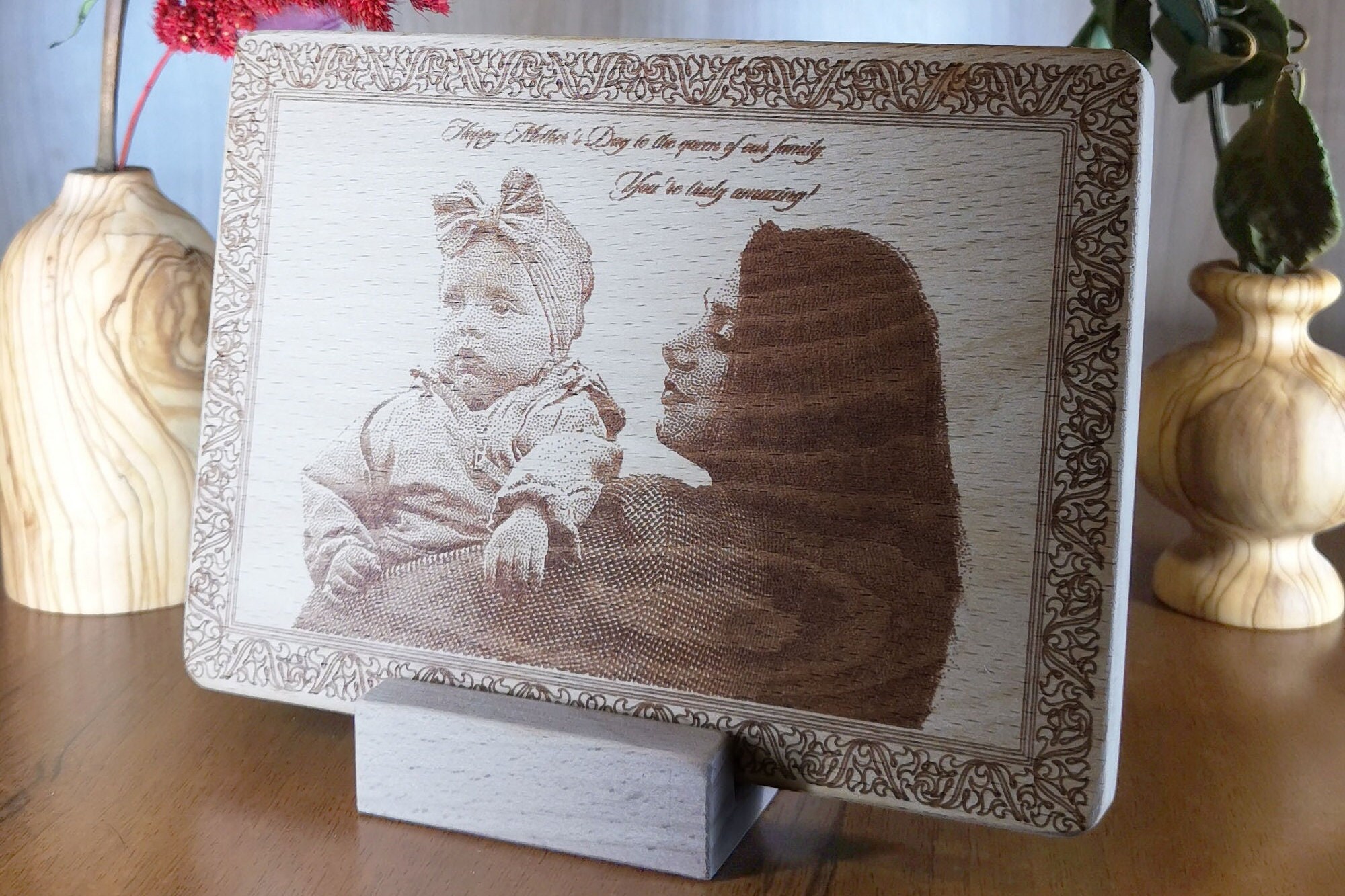 Wooden Photo Plaque