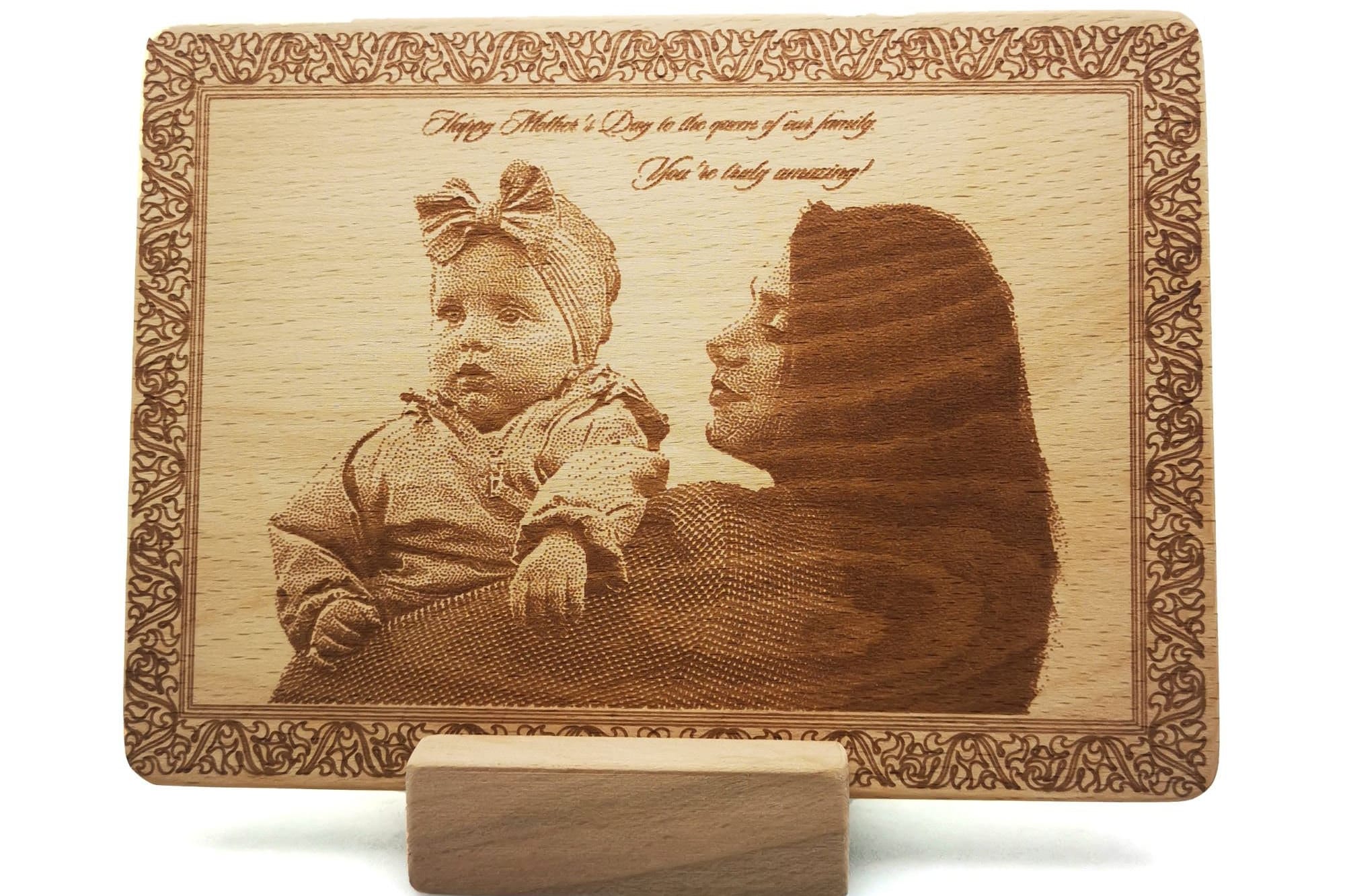 Wooden Photo Plaque