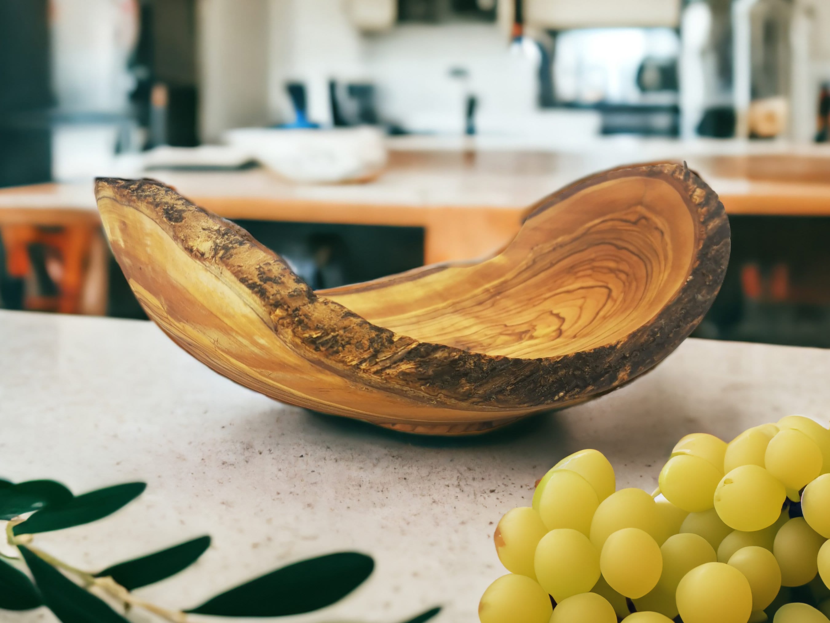 Personalized Olive Wood Bowl  