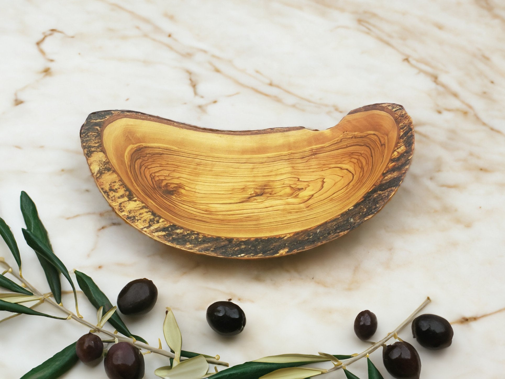 Personalized Olive Wood Bowl  