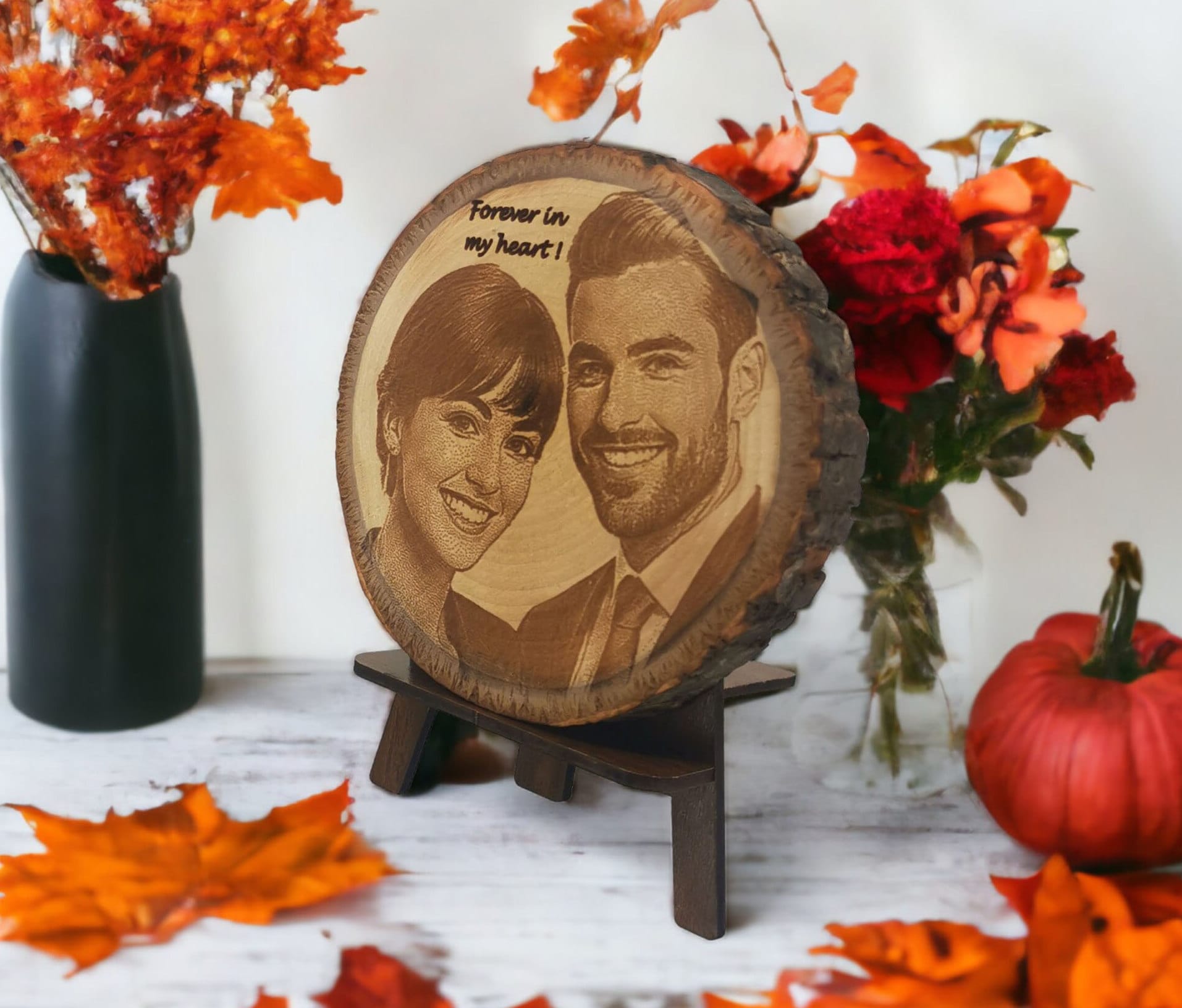 Personalized Photo on Wood 