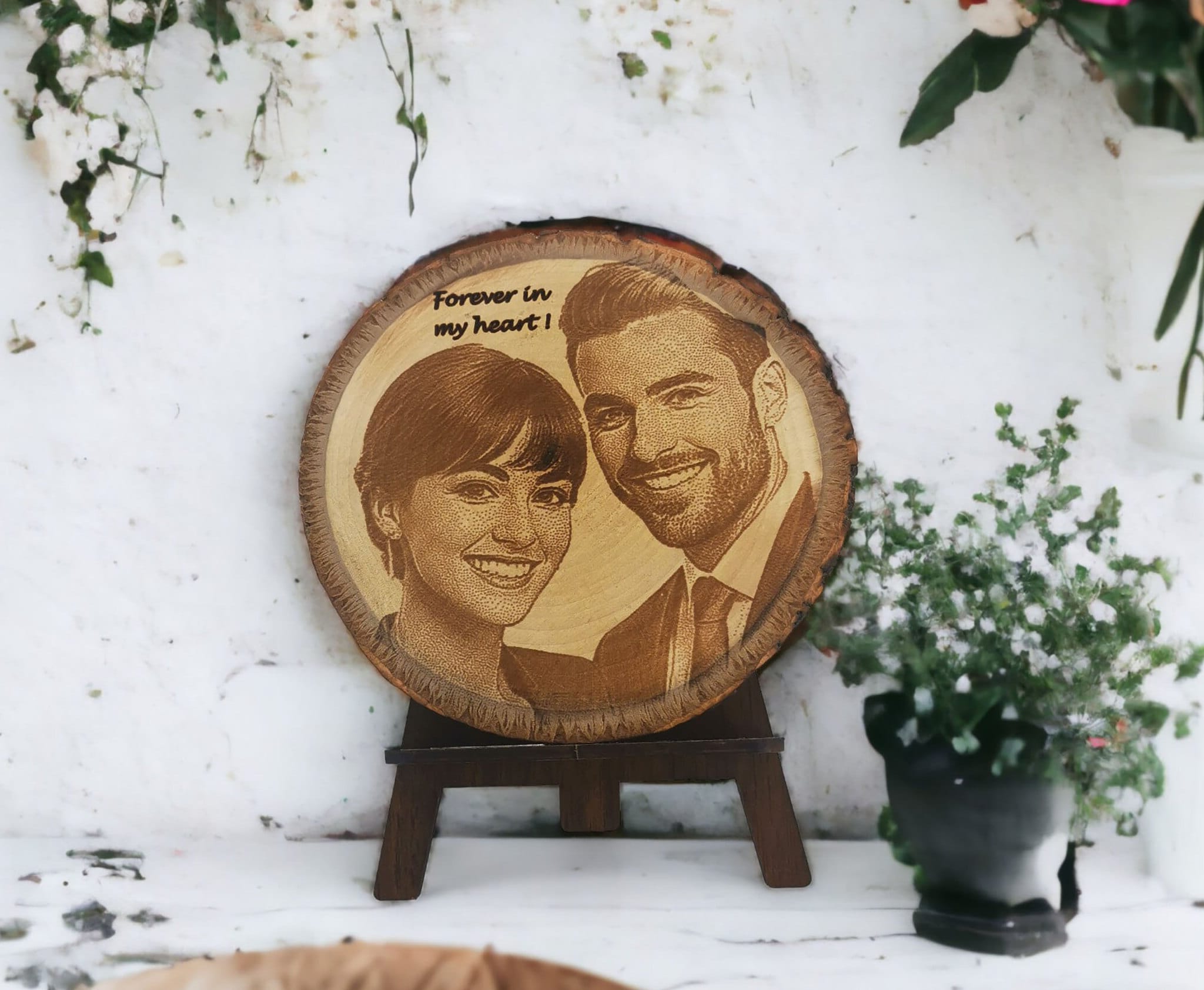 Personalized Photo on Wood 