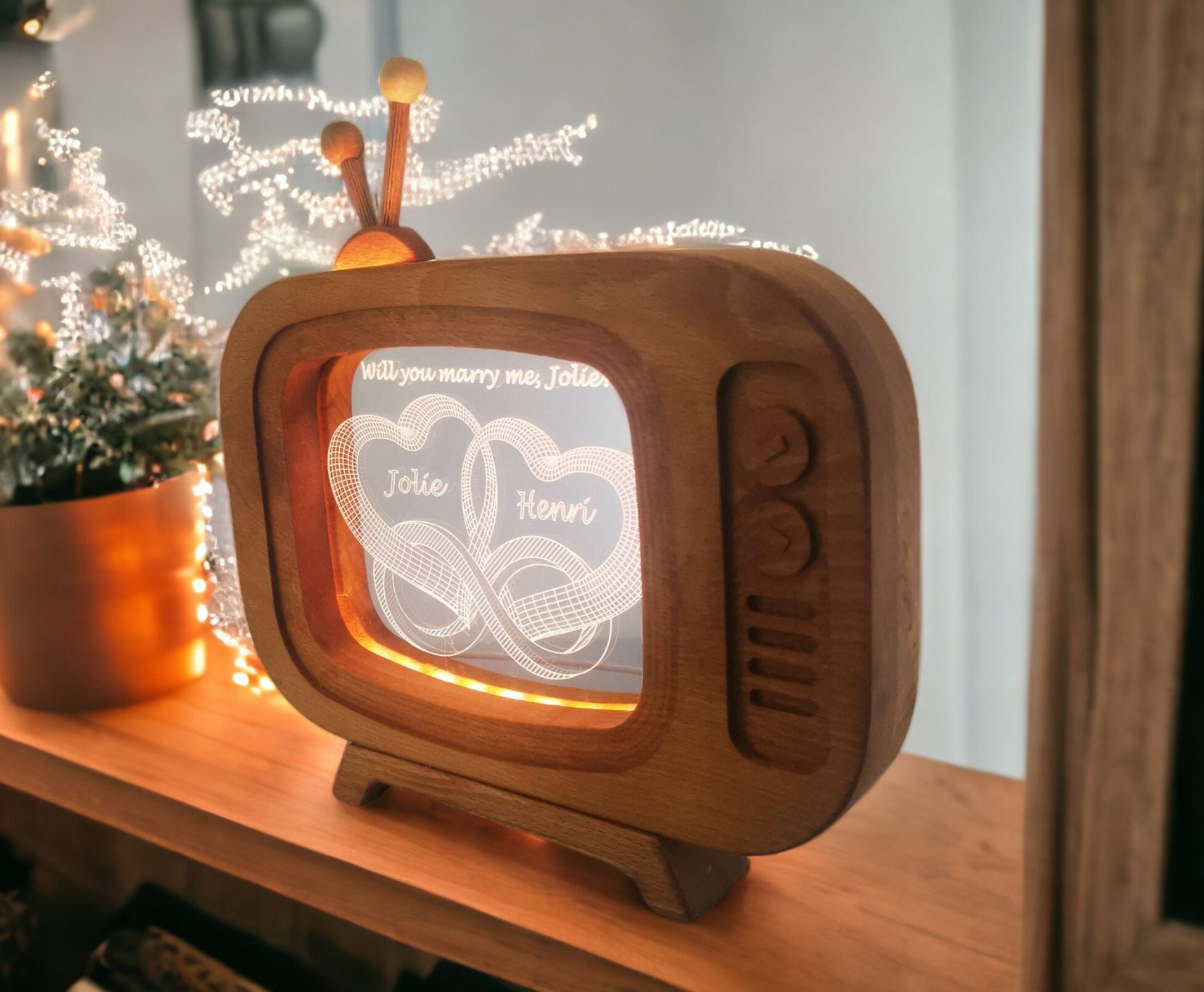 Customizable Photo Lamp Valentine’s Day Gift 