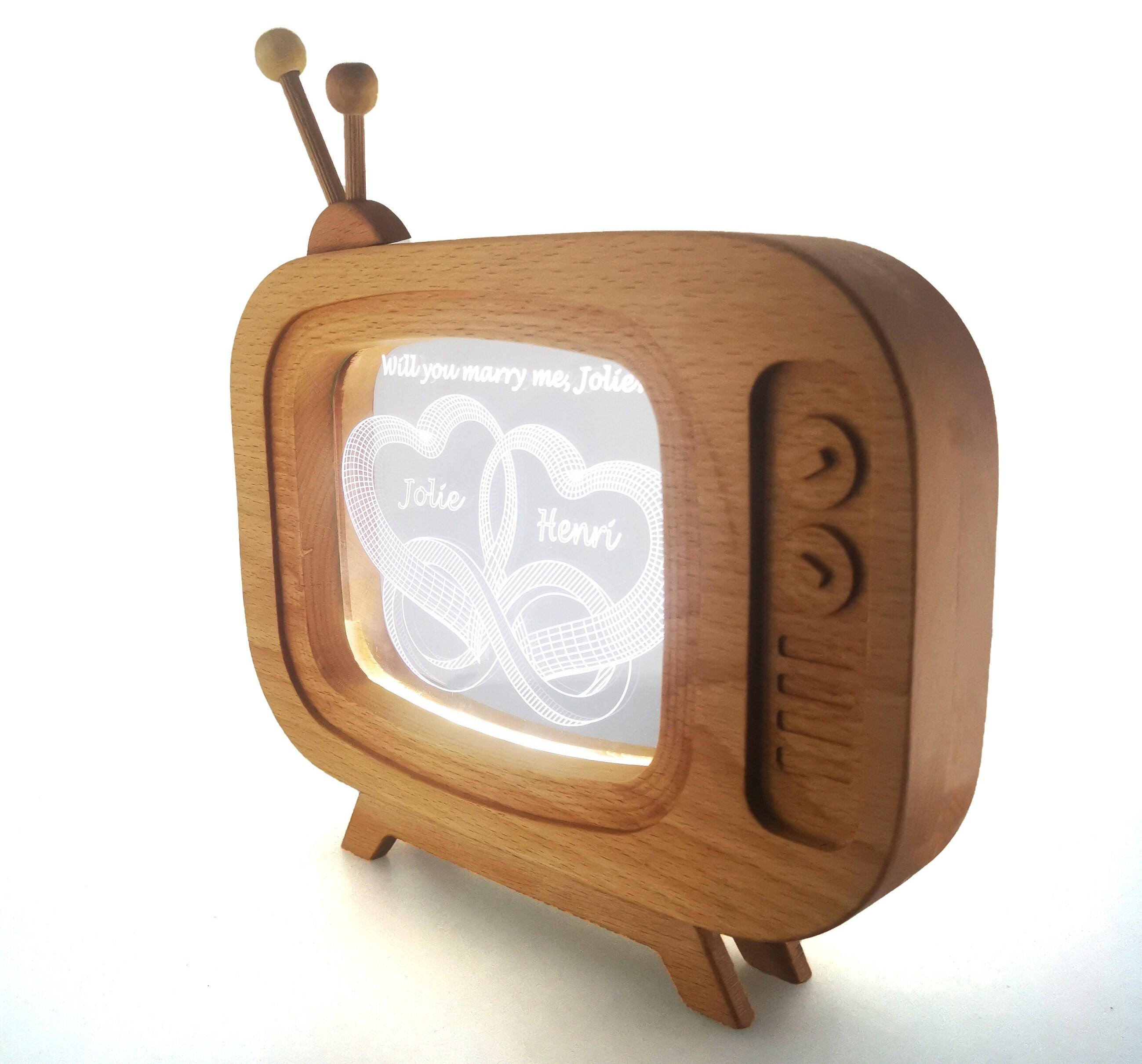 Customizable Photo Lamp Valentine’s Day Gift 