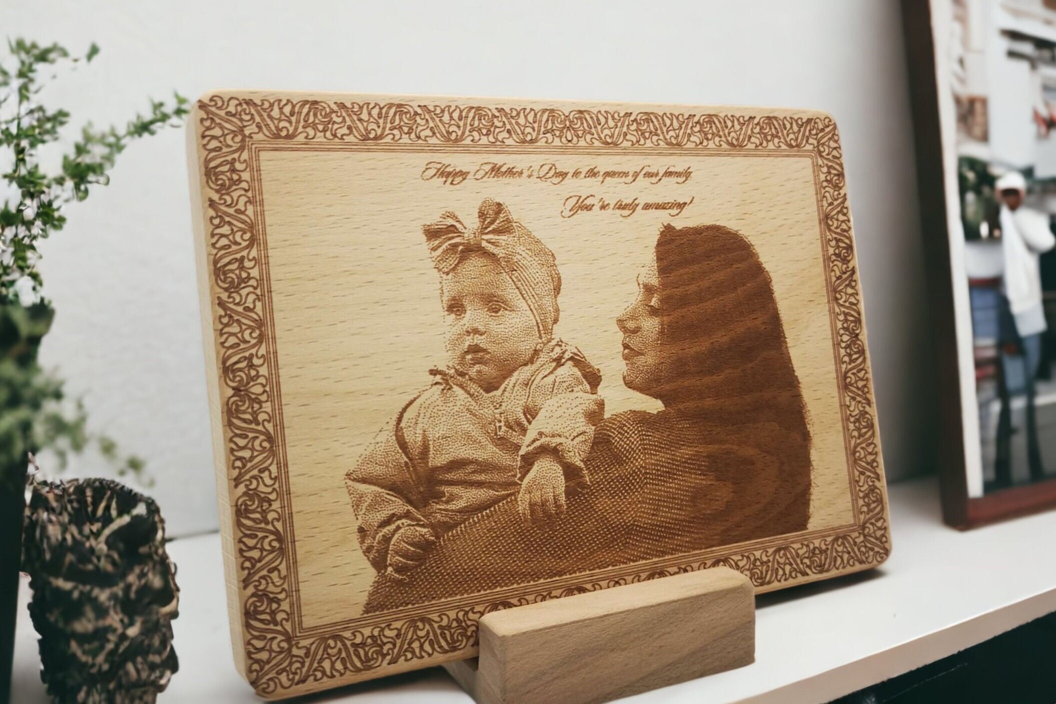 Wooden Photo Plaque