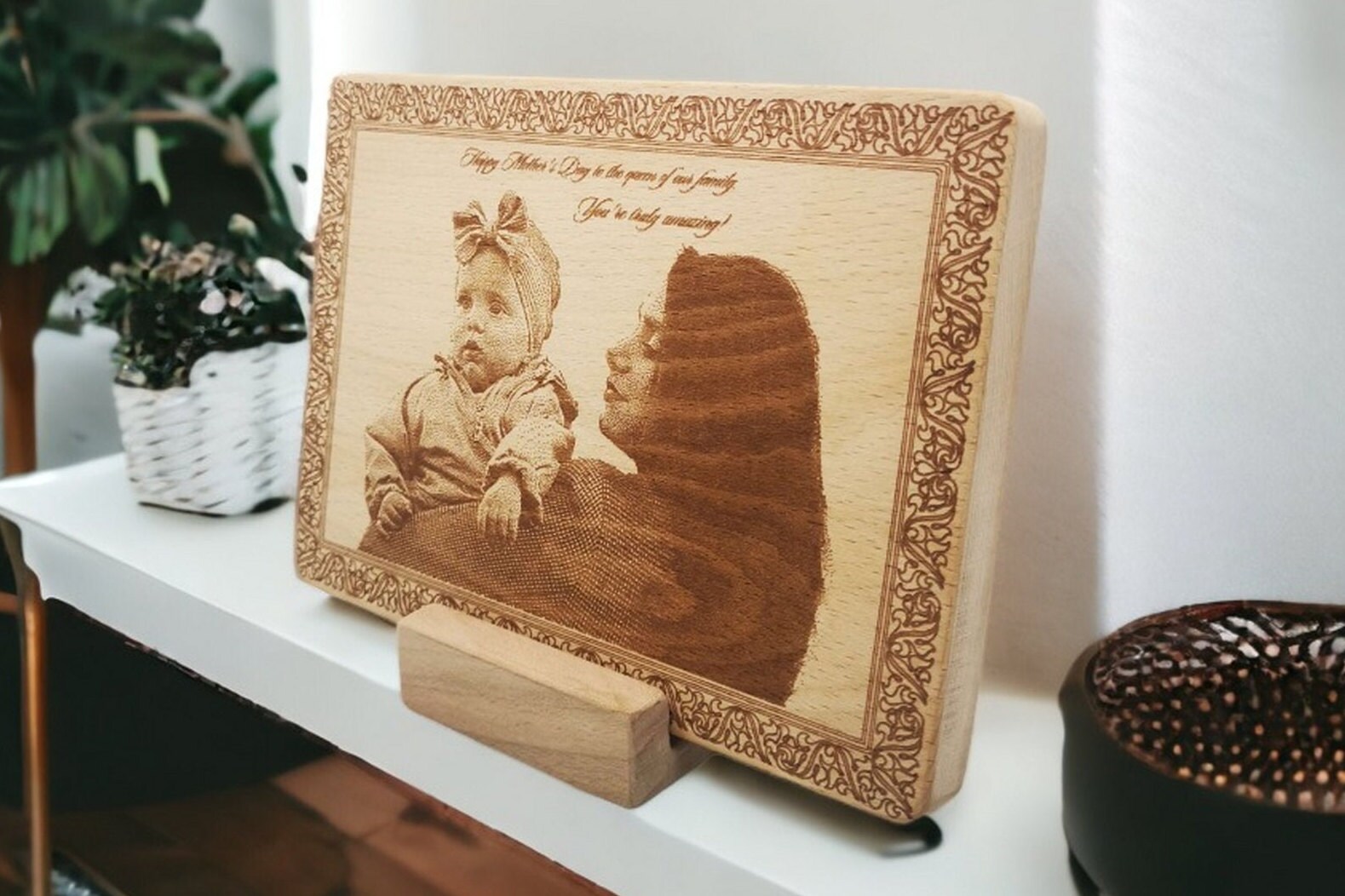 Wooden Photo Plaque