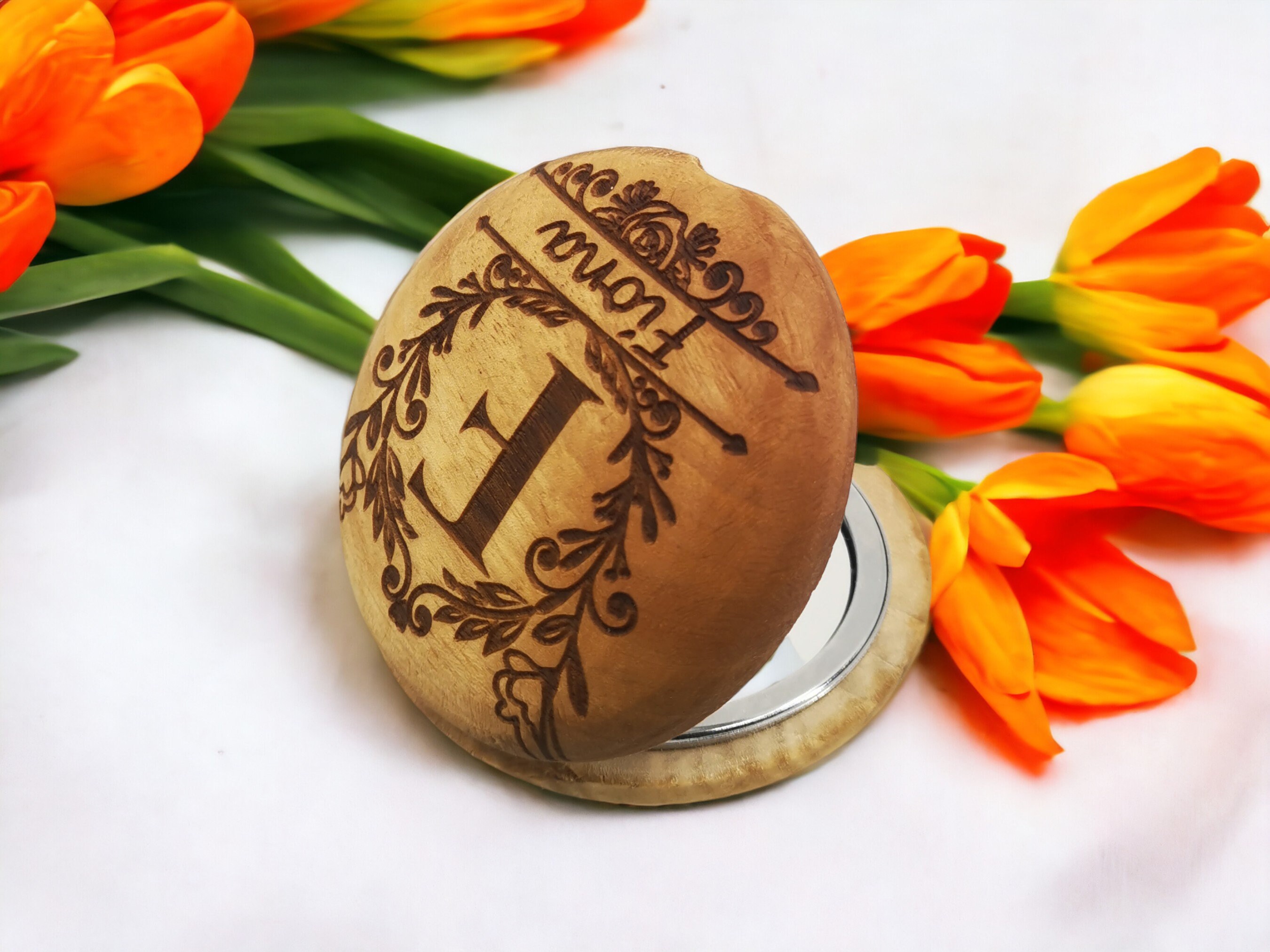 Personalized Pocket Mirror Valentine’s Day Gift 