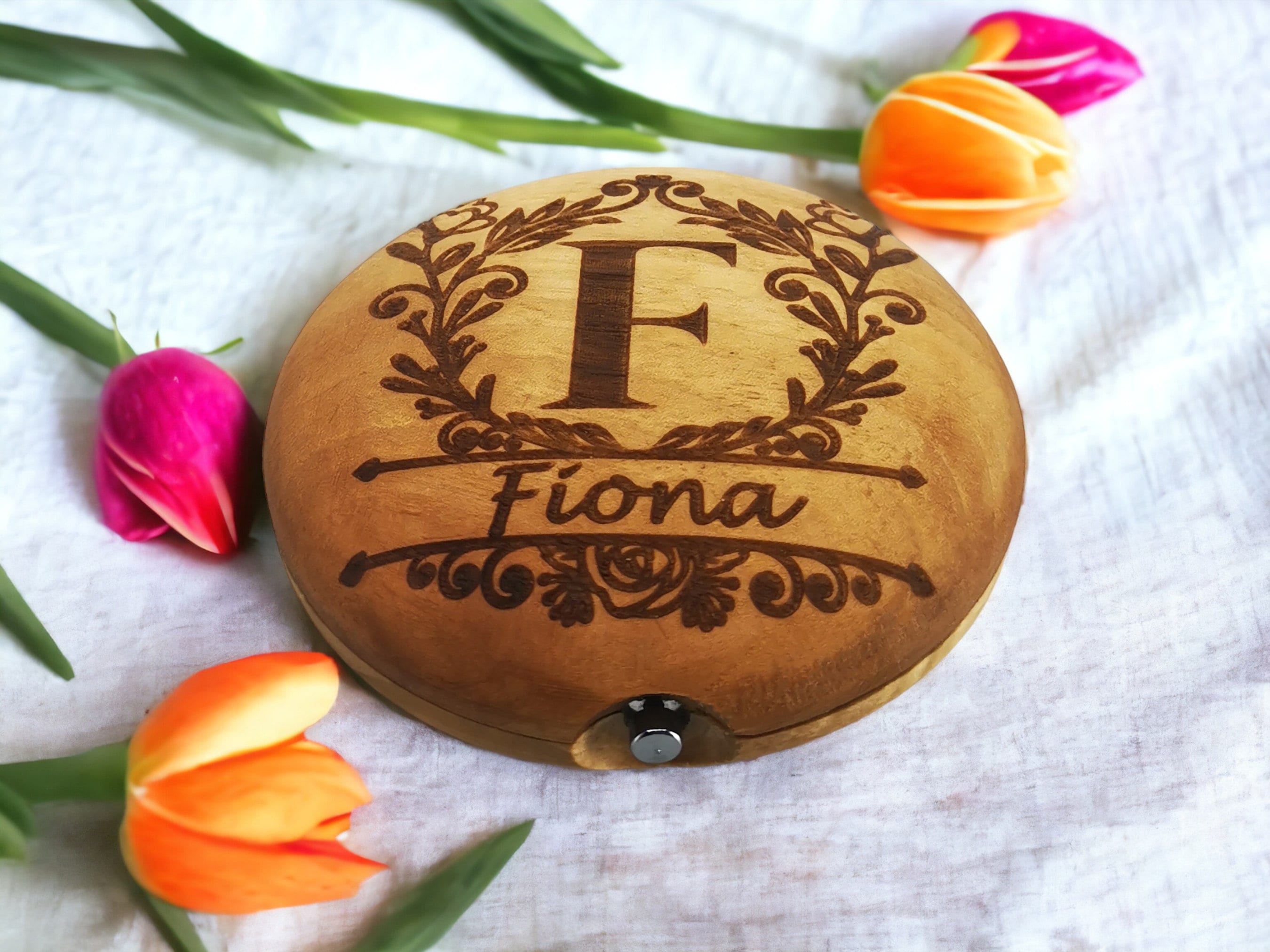 Personalized Pocket Mirror Valentine’s Day Gift 