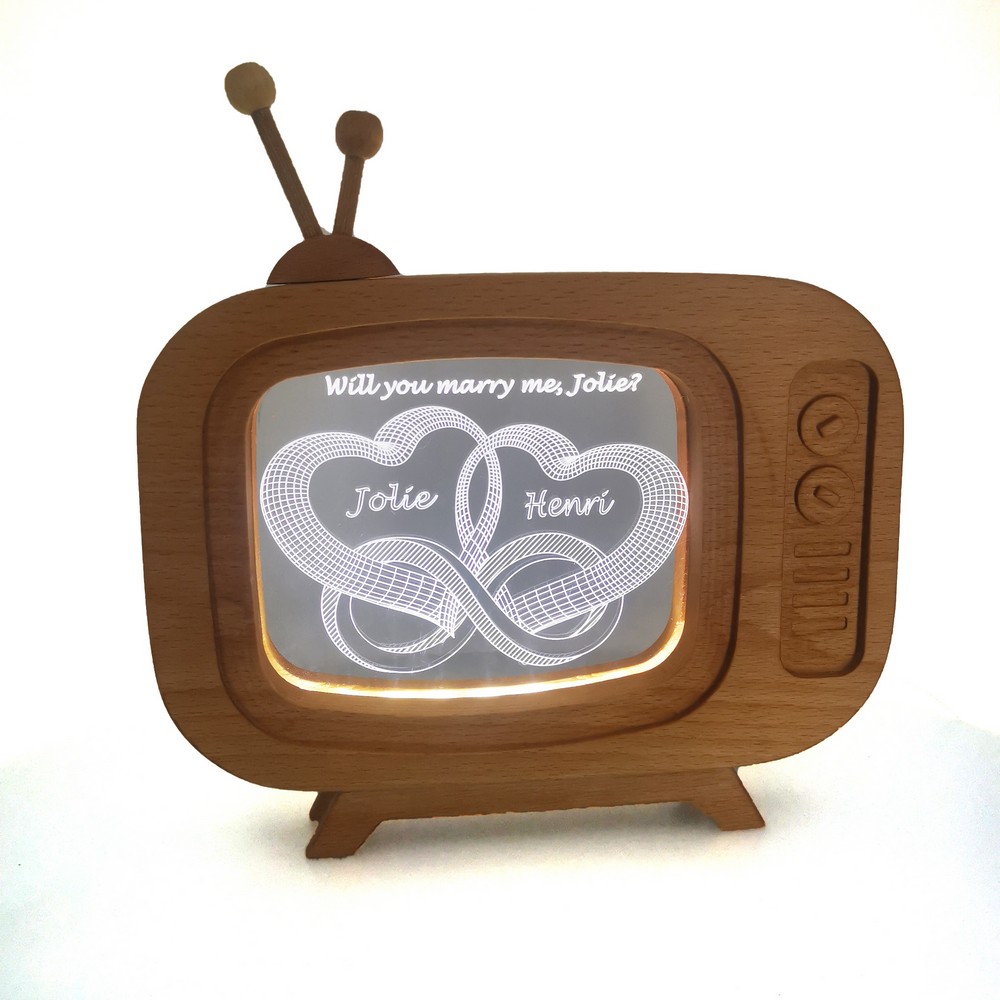 Custom Christmas 3D Night Light Gift