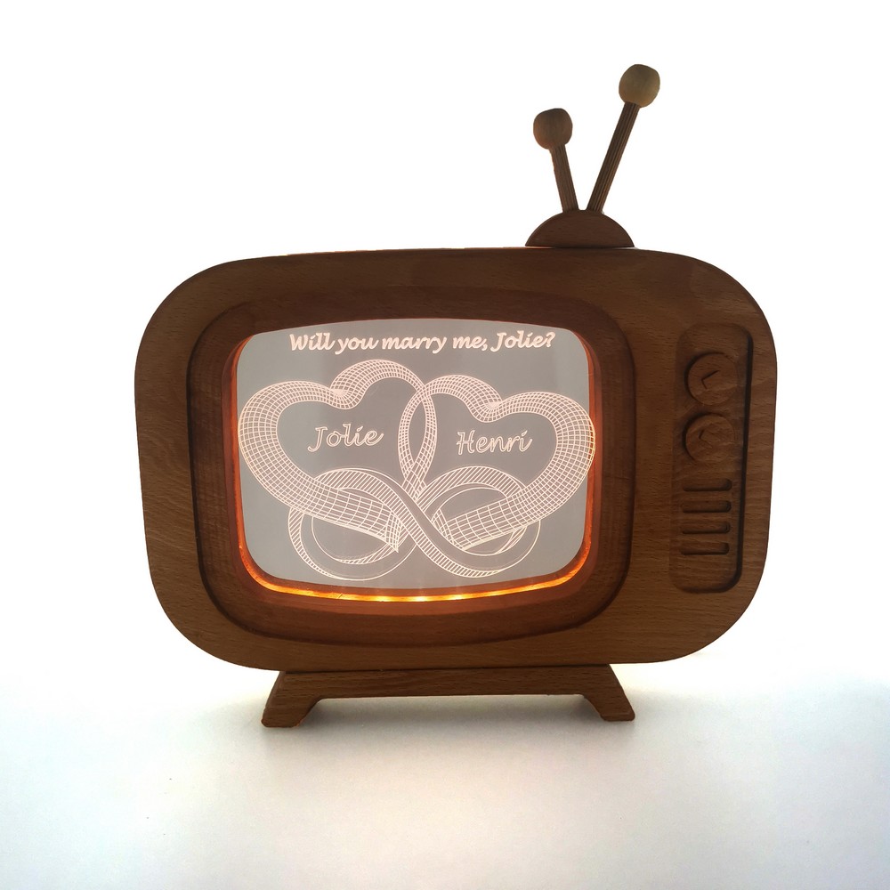 Custom Christmas 3D Night Light Gift